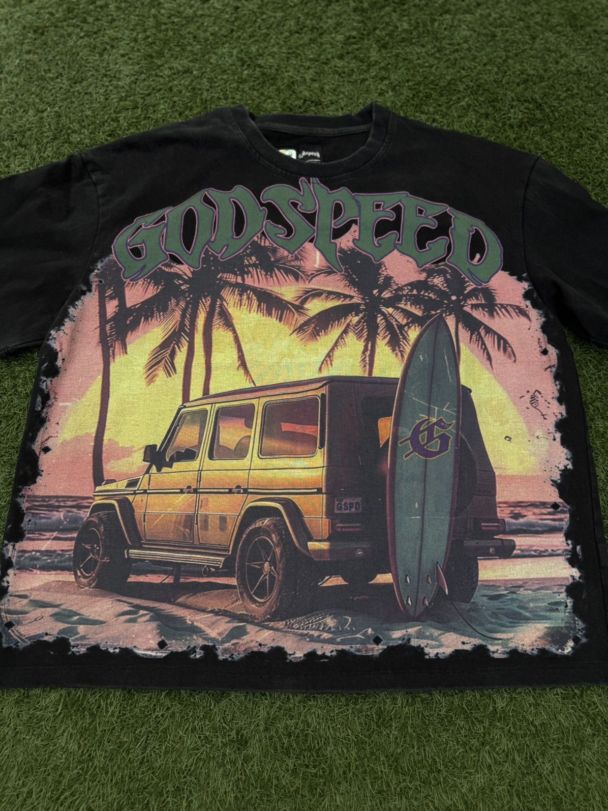 Godspeed Godspeed Black Miami G Wagon Tee Shirt Size M (NEW) Size US M / EU 48-50 / 2 - 1 Thumbnail