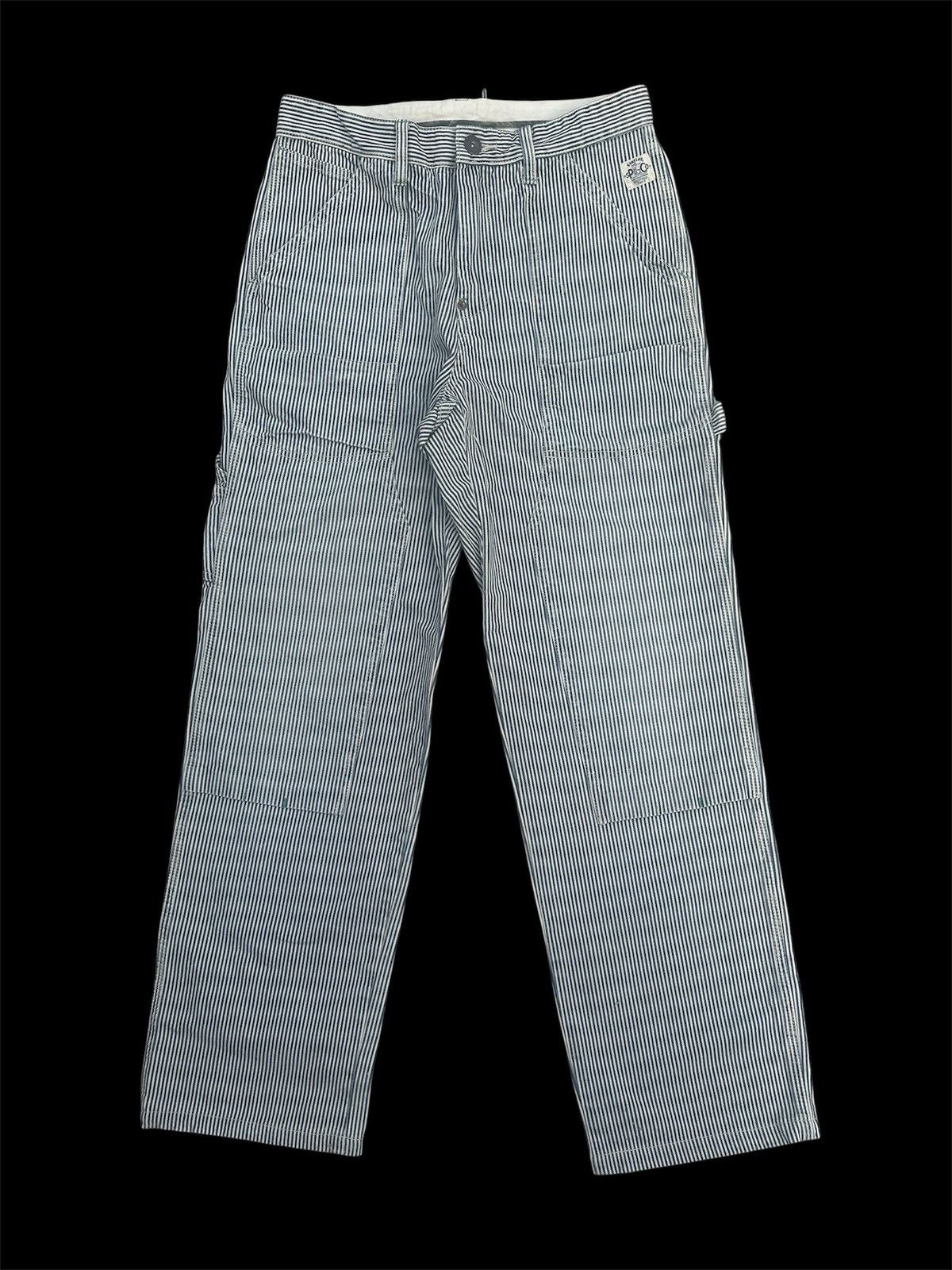 Freewheelers Surplus Craftmen Double Knee Carpenter Buckle Back Hickory Size US 30 / EU 46 - 2 Thumbnail