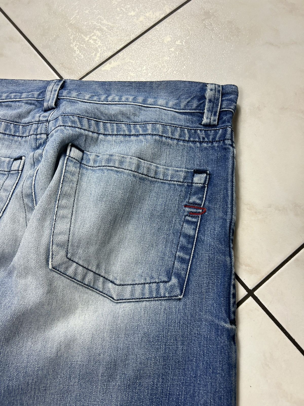 Diesel Vintage Diesel Rivec y2k distressed denim washed jeans pants Size US 33 - 15 Thumbnail