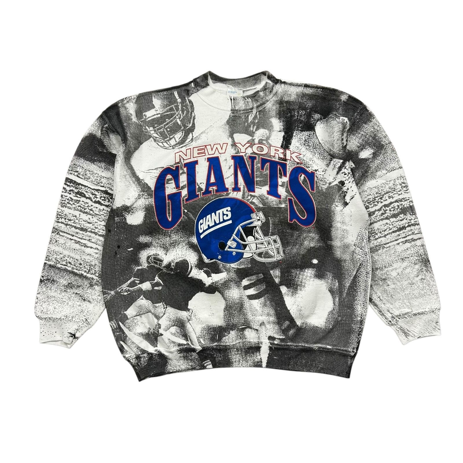 NFL VTG 90s NFL NEW YORK GIANTS AOP CREWNECK SWEATSHIRT SIZE XL Size US XL / EU 56 / 4 - 1 Thumbnail