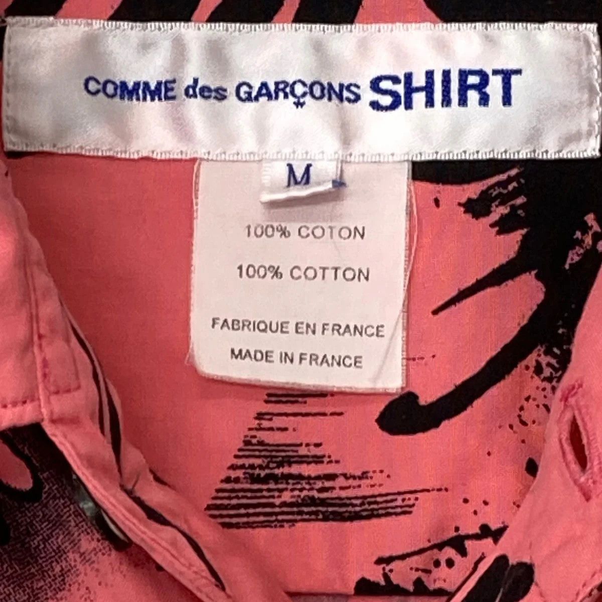 Comme des Garcons × Comme des Garcons SHIRT Archive Allover Splash Graphic Shirt Size US M / EU 48-50 / 2 - 5 Thumbnail