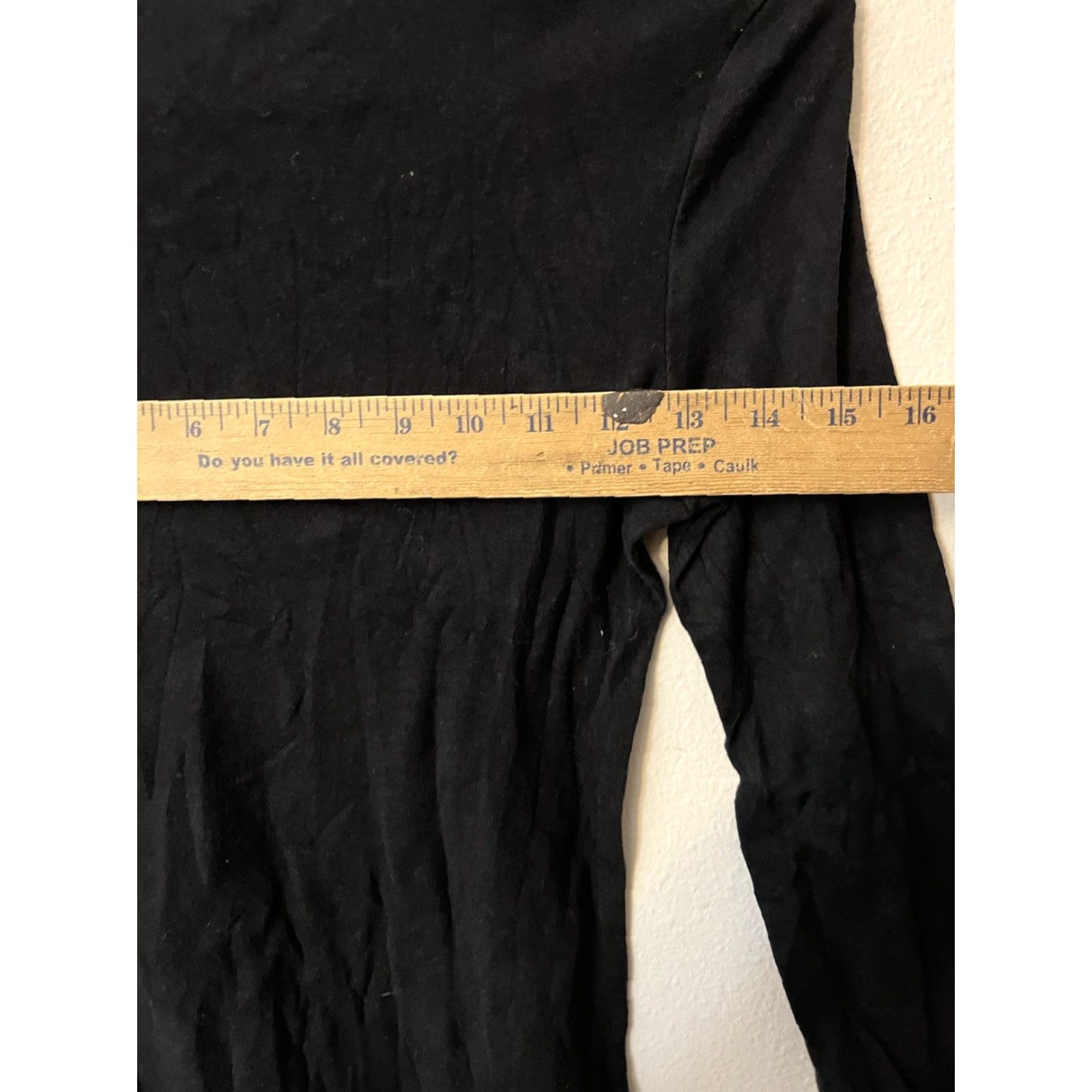 Old Navy Old Navy Black Long Sleeve Round Neck T-Shirt Women S Vintage-Style? Size S / US 4 / IT 40 - 5 Thumbnail