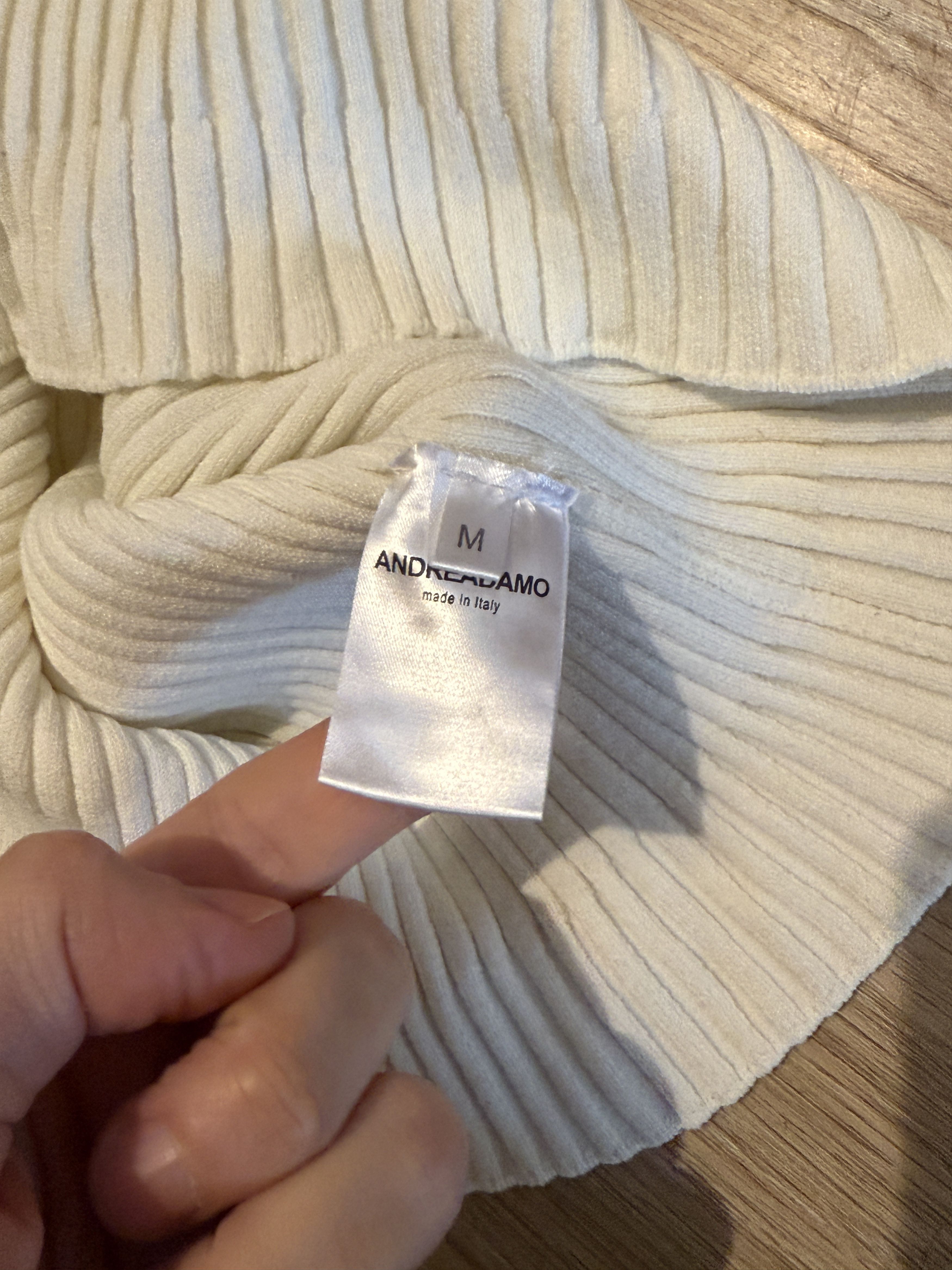 Andreadamo white dressy tank top Size M / US 6-8 / IT 42-44 - 3 Thumbnail