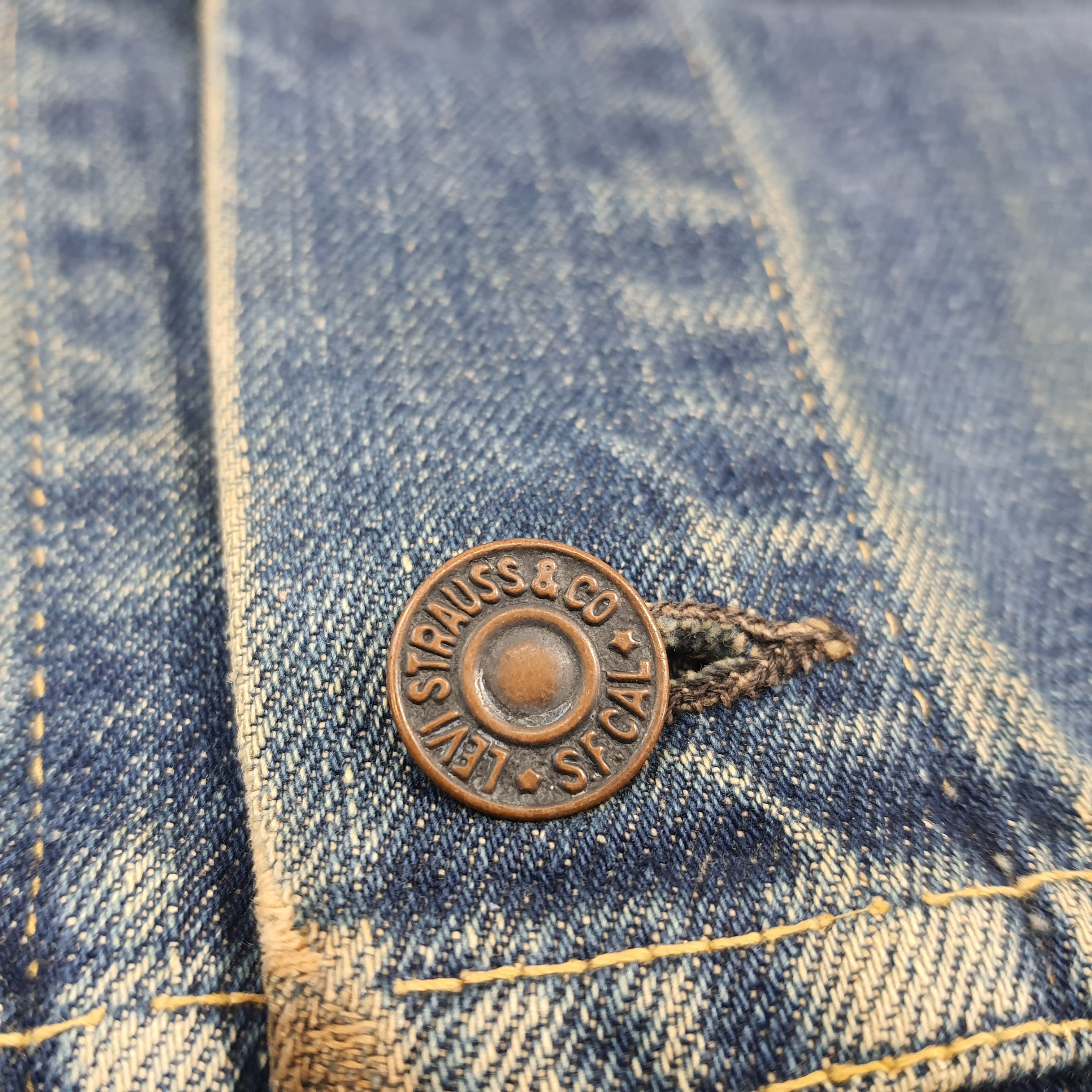 Levi's × Vintage Vintage Levi's Art Denim Vest Jacket Size US S / EU 44-46 / 1 - 6 Thumbnail