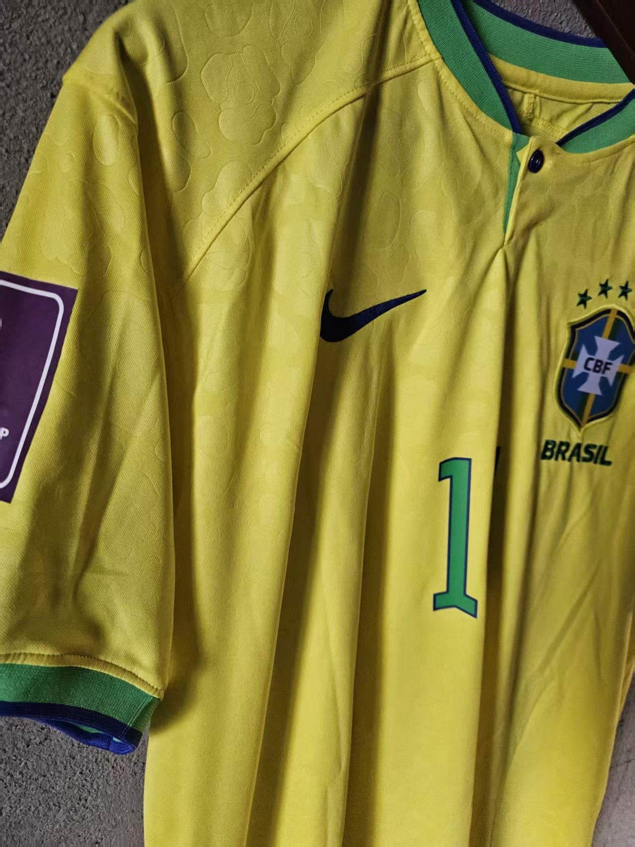 Other 2022 World Brazil #10 Neymar Jersey Home Size US L / EU 52-54 / 3 - 4 Thumbnail