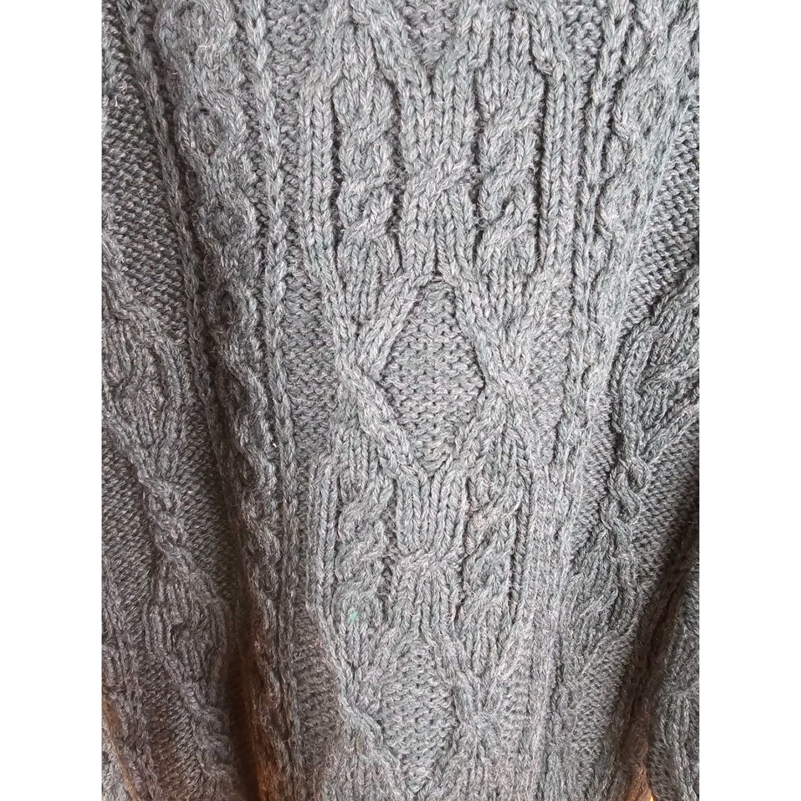 Vintage VINTAGE ARAN CRAFTS IRELAND GREEN CABLE WOOL SWEATER 2XL NWT Mens Pullover Size XXLARGE XS? Size US XXL / EU 58 / 5 - 2 Thumbnail