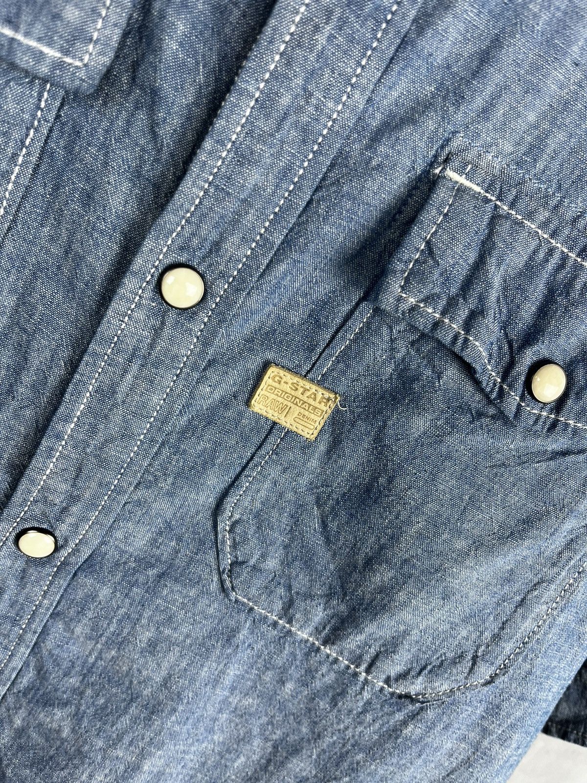 G-Star × Vintage G star denim style shirt Size US M / EU 48-50 / 2 - 5 Thumbnail