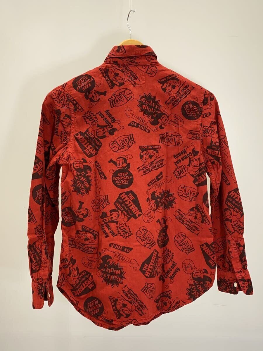 Hysteric Glamour Hysteric Glamour Cotton Long Sleeve Shirt Red Size US S / EU 44-46 / 1 - 2 Thumbnail