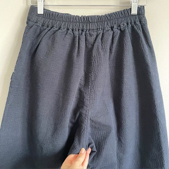Vintage Navy Blue Balloon Leg Cotton Pants - Medium Size 30" / US 8 / IT 44 - 8 Thumbnail