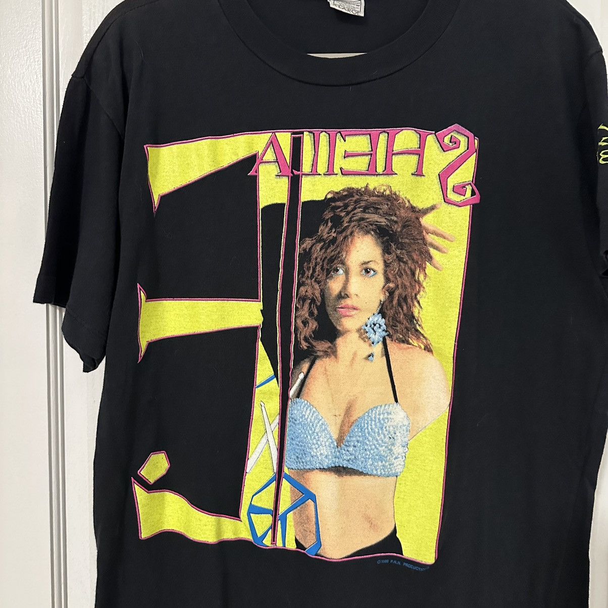 Vintage Vintage 1988 Sheila E Lovesexy Tour Concert Promo Shirt Size US XL / EU 56 / 4 - 2 Thumbnail