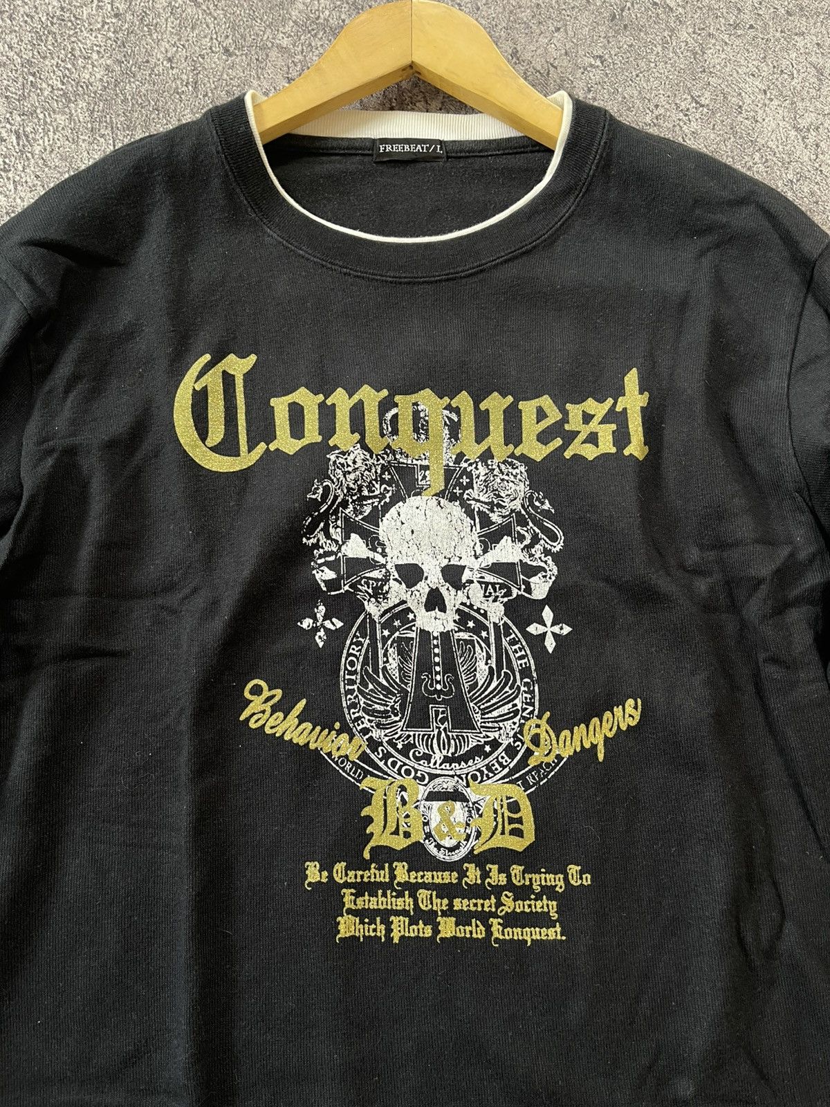 Japanese Brand Y2k Freebeat ifsixwasnine Long sleeve skull Size US L / EU 52-54 / 3 - 2 Thumbnail