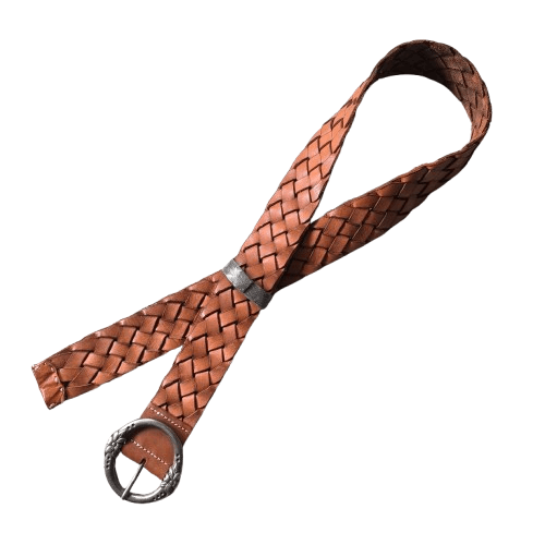 PPFM 🧵Garrison flower japanese crafted leather belt Size ONE SIZE - 2 Thumbnail
