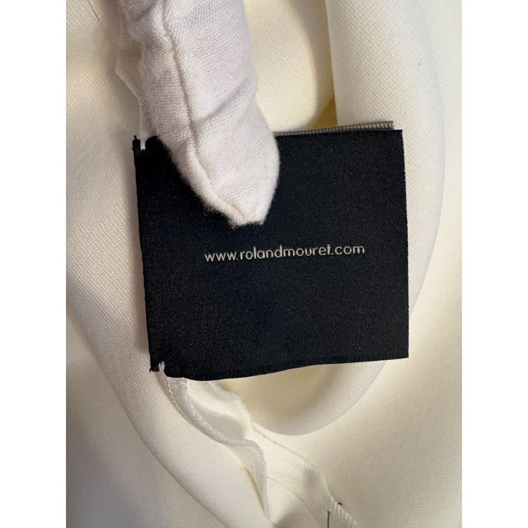 Roland Mouret Roland Mouret White Bateau Neckline Slip Dress Size S / US 4 / IT 40 - 10 Thumbnail