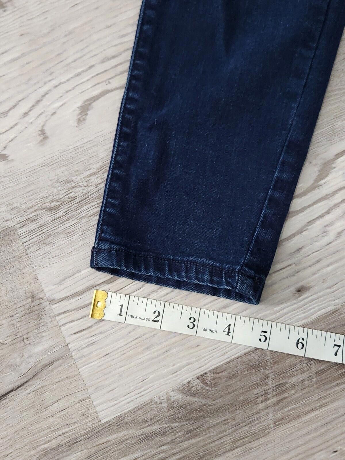 Old Navy Old Navy Rockstar Jeans 10 Short Dark Wash Skinny Pull On Size 32" / US 10 / IT 46 - 5 Thumbnail