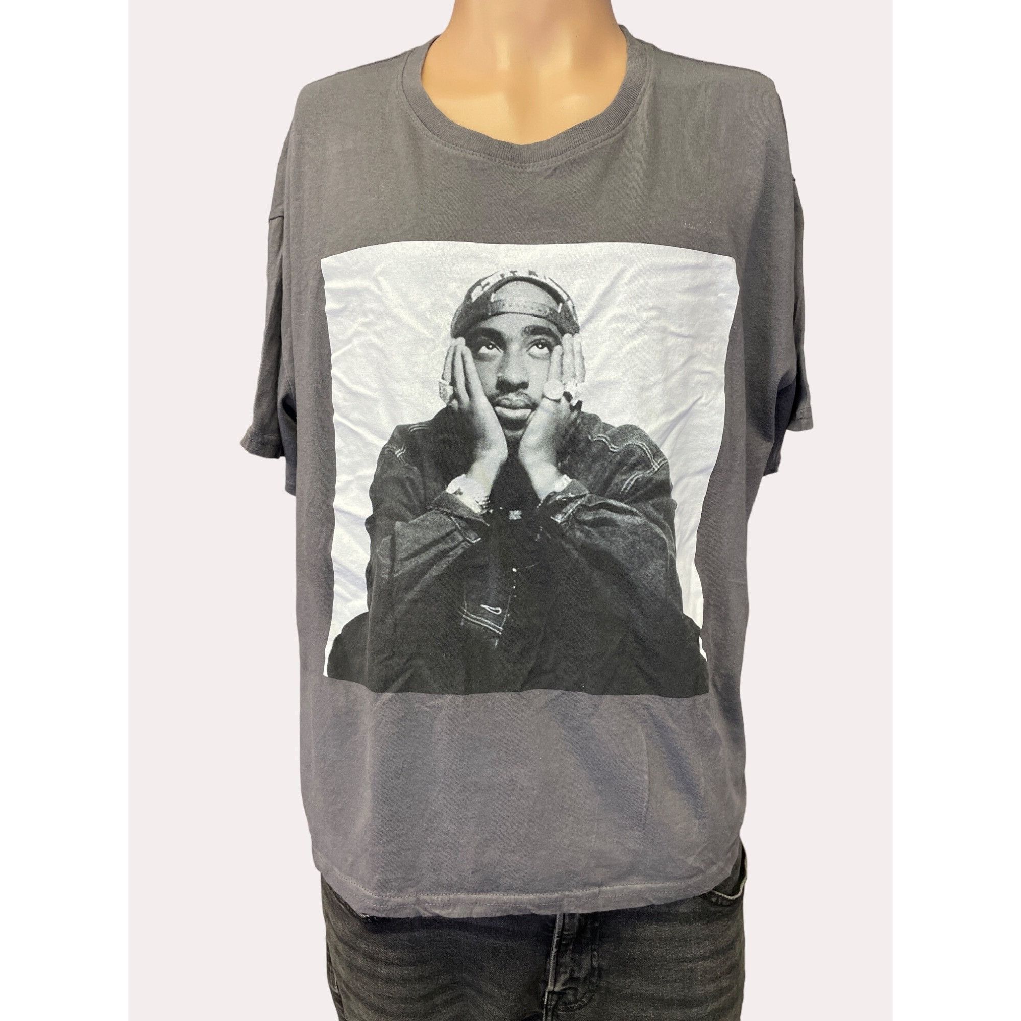 Other 2 PAC Gray & White Men's Short Sleeve T-Shirt Size XXL SKU 5 Size US XXL / EU 58 / 5 - 1 Thumbnail