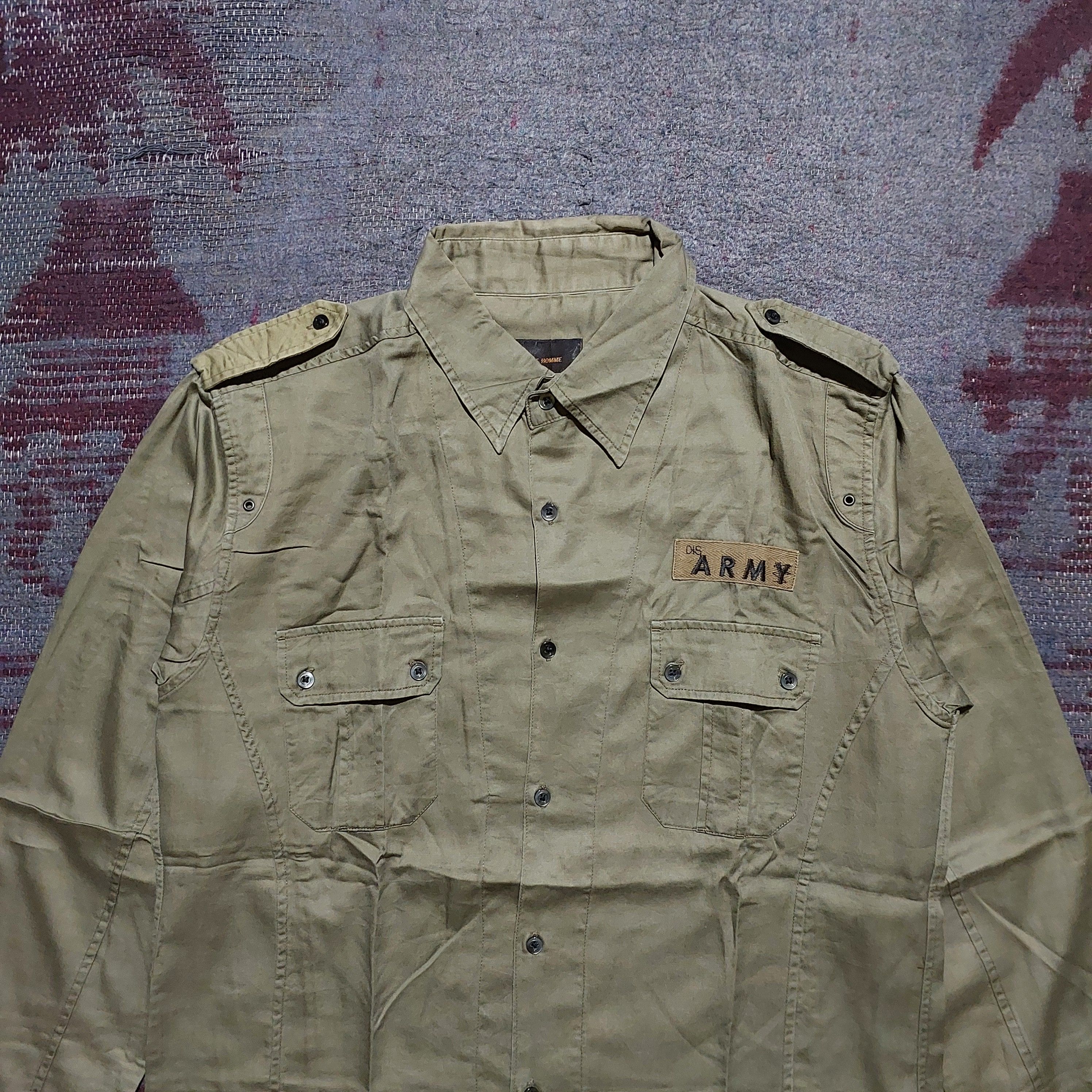 Tete Homme Tete Homme two pocket work shirt Size US M / EU 48-50 / 2 - 2 Thumbnail