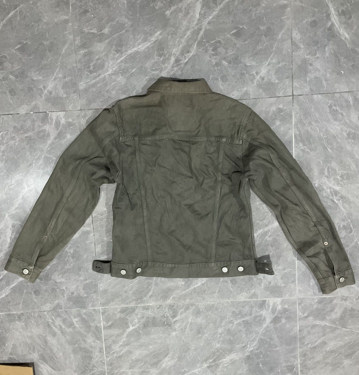 Japanese Brand Green Denim Jacket Size S / US 4 / IT 40 - 2 Thumbnail