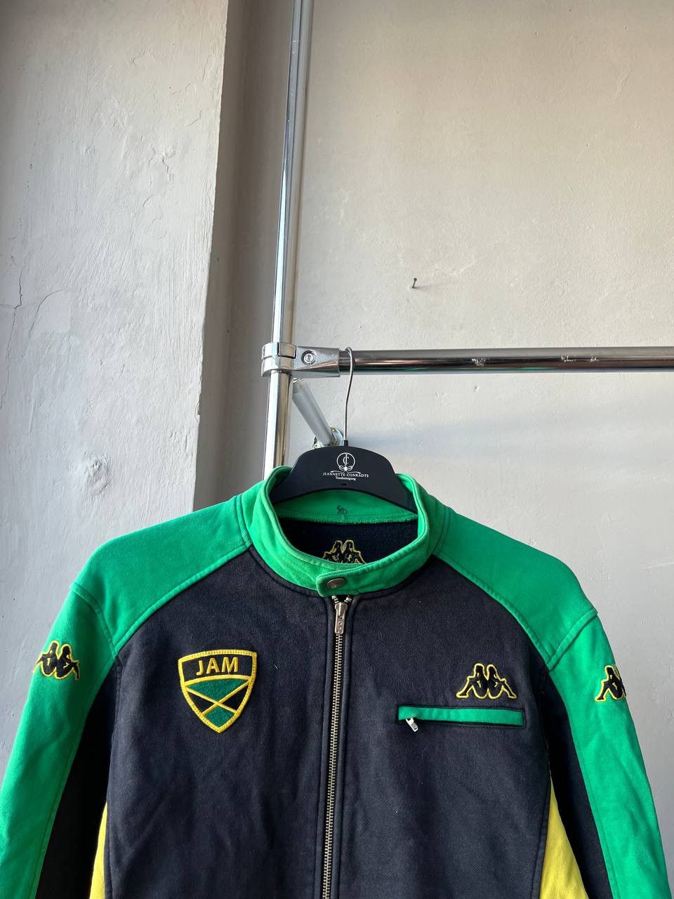 Kappa 2012/15 JAMAICA TEAM THIRD TRAVEL SOCCER FOOTBALL JACKET XL Size US XL / EU 56 / 4 - 4 Thumbnail