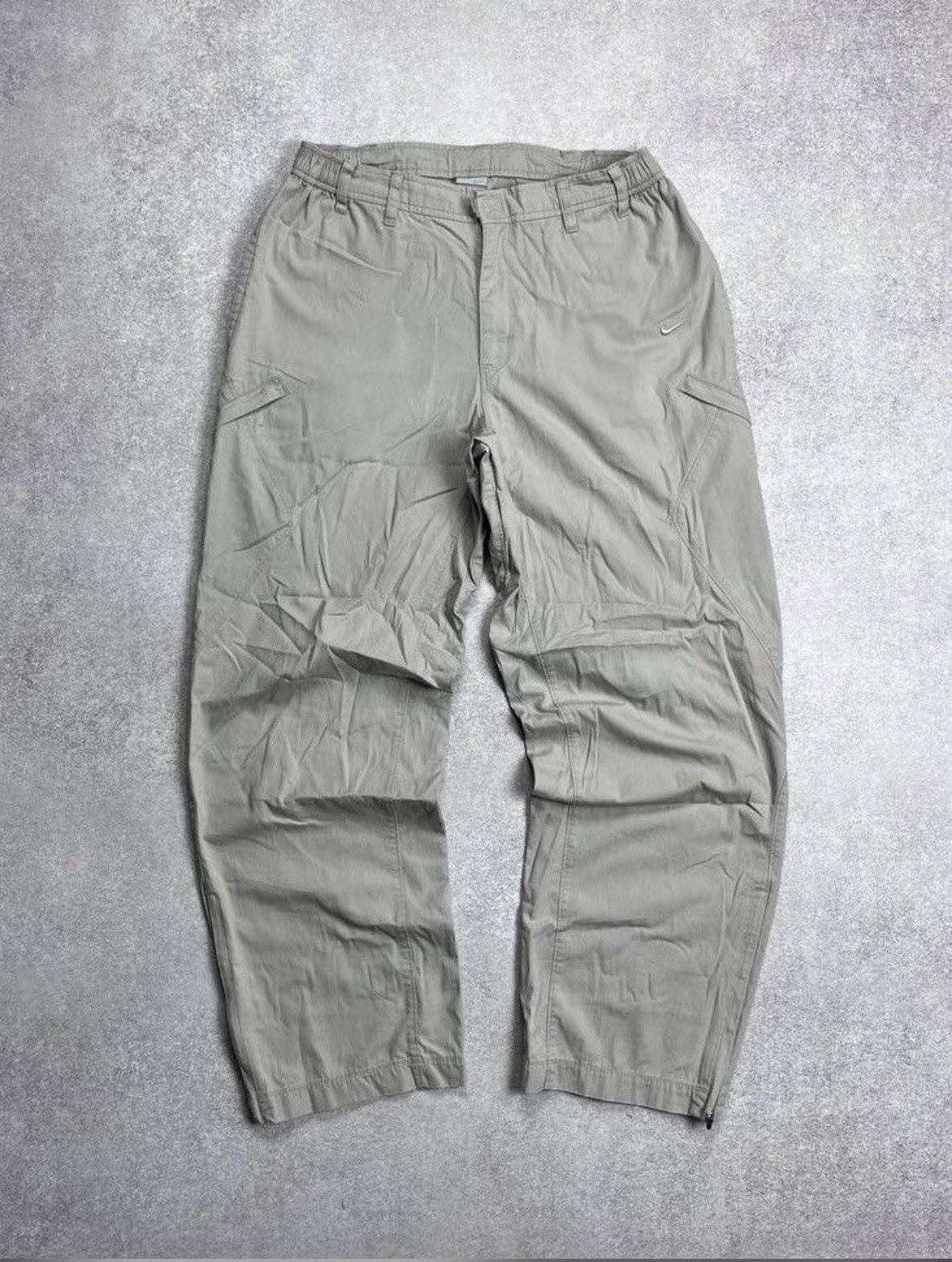 Nike × Skepta VINTAGE NIKE TN SKEPTA STYLE FLARED Y2K TRACK PANTS M Size US 32 / EU 48 - 1 Thumbnail