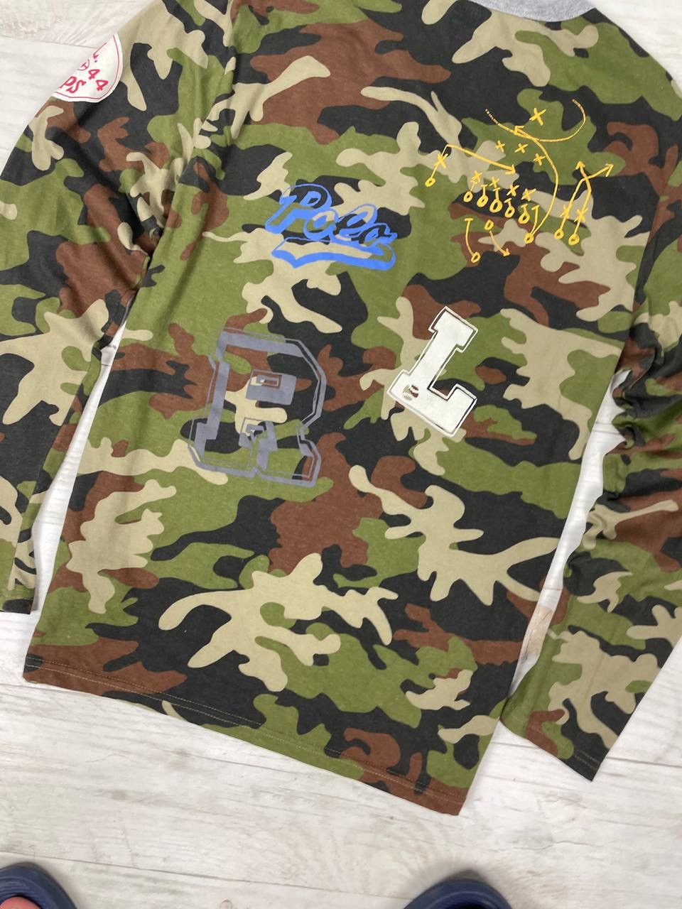 Polo Ralph Lauren Polo Ralph Lauren T-Shirt Long Sleeve Camo Size US M / EU 48-50 / 2 - 19 Thumbnail