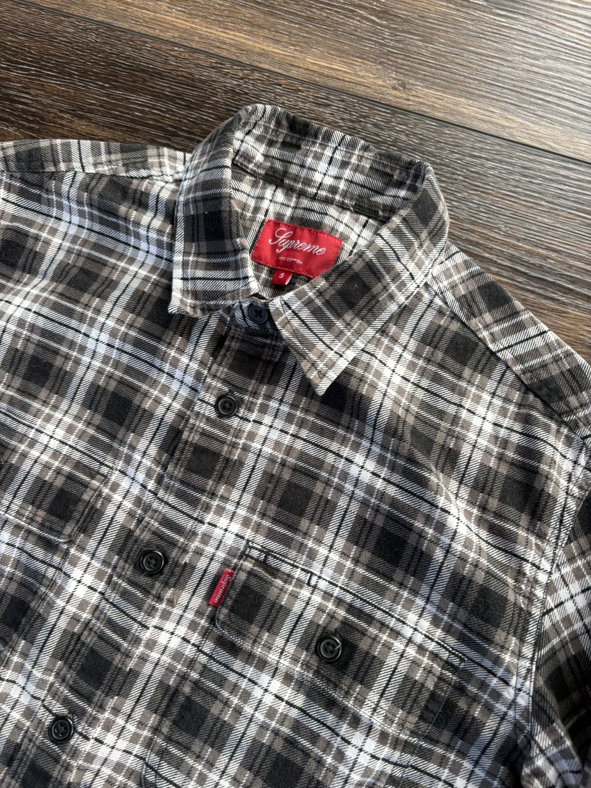 Supreme Supreme Plaid Button Up Flannel Shirt Size US S / EU 44-46 / 1 - 3 Thumbnail
