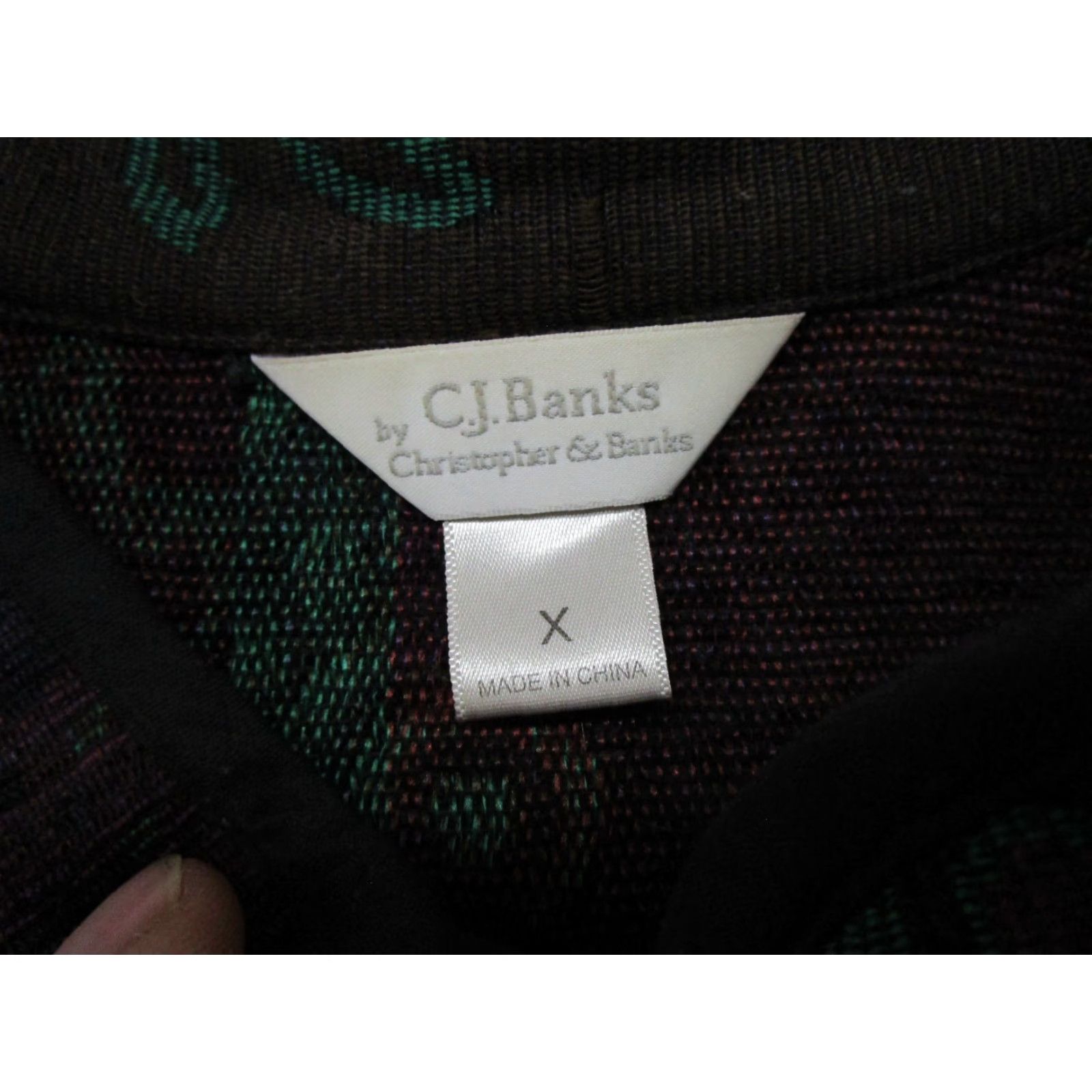 Vintage VINTAGE Christopher & Banks Women's Vest Button Front Sleeveless Plaid Size 0X Brown Beige Red Women's Vest Made in USA Size XL / US 12-14 / IT 48-50 - 2 Thumbnail