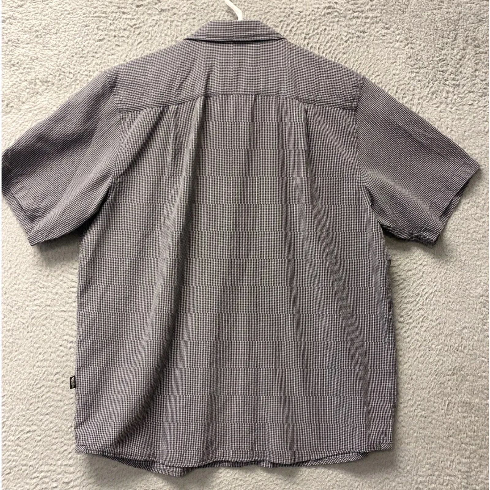 The North Face The North Face Check Button-Up Shirt Mens L Black White Outdoor Casual Size US L / EU 52-54 / 3 - 7 Thumbnail
