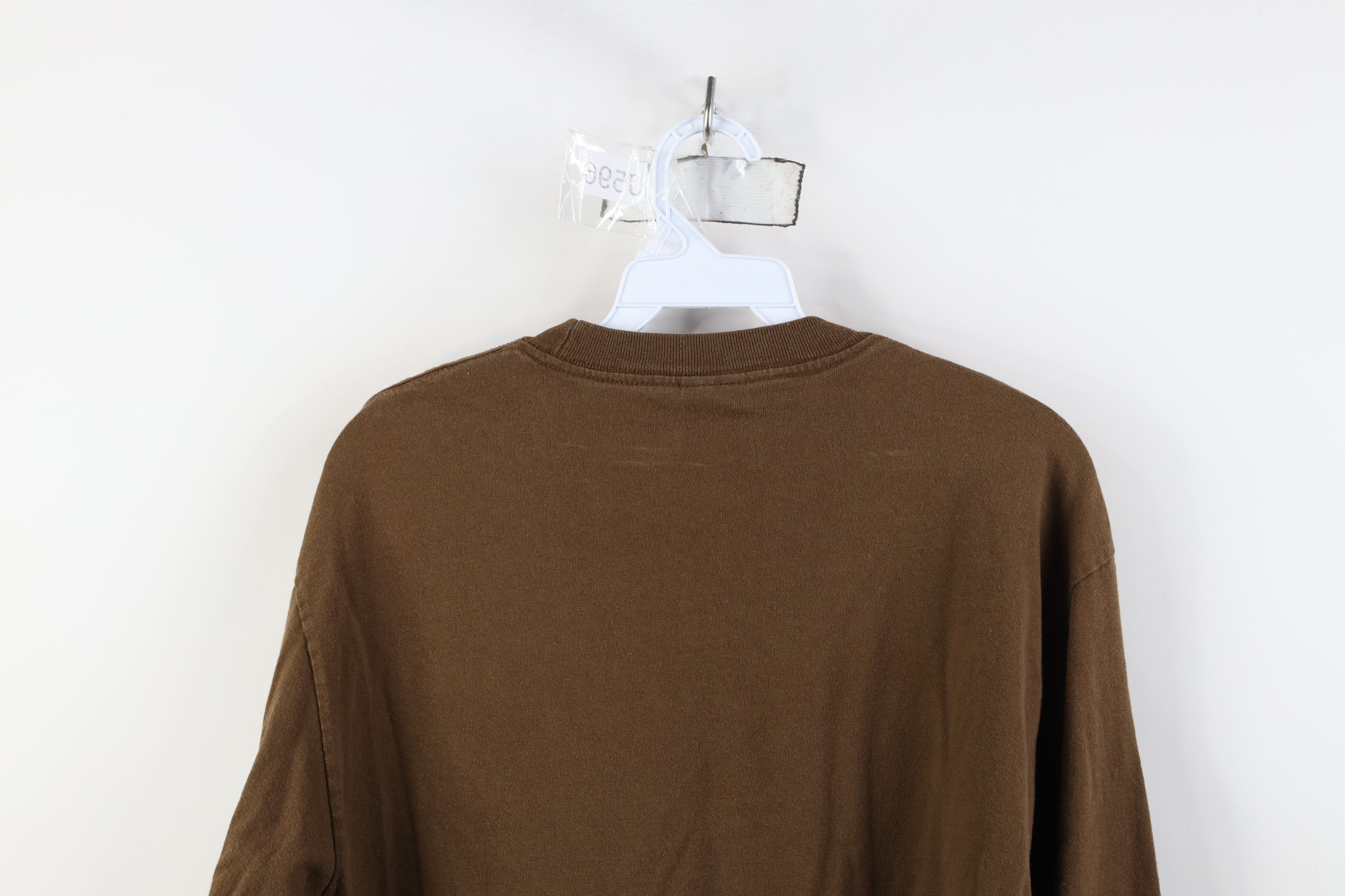 Vintage Vintage 90s Y2K Green State University Long Sleeve T-Shirt Size US M / EU 48-50 / 2 - 13 Thumbnail