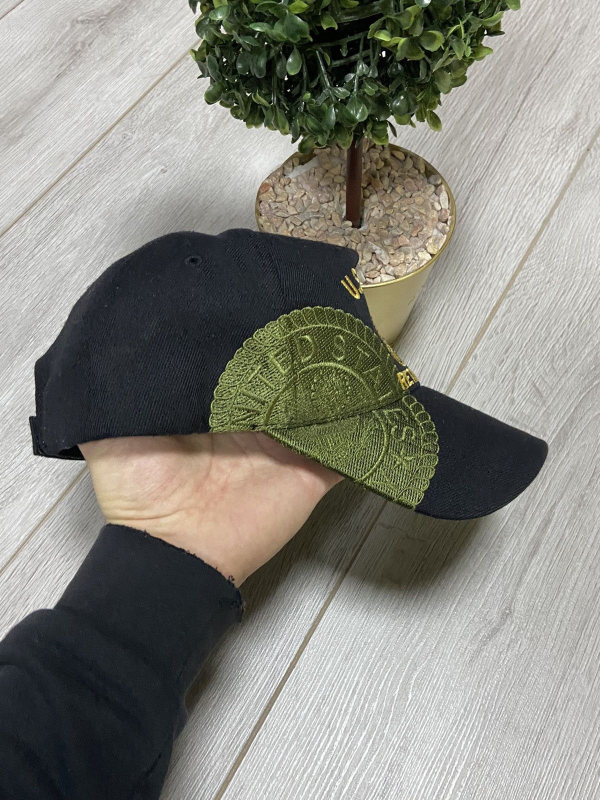 Vintage USA army retired vintage big logo cap Size ONE SIZE - 2 Thumbnail