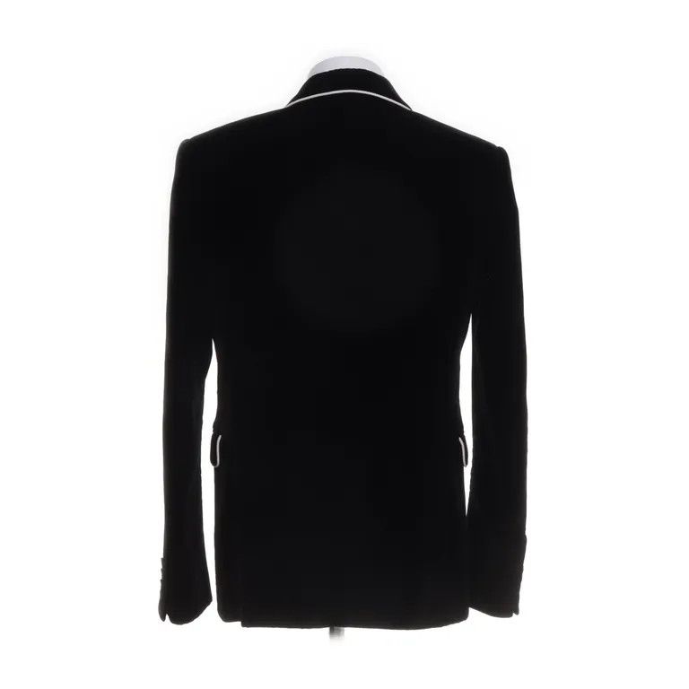 Saint Laurent Paris F/W16 Trimmed Velvet Le Smoking Blazer by Hedi Slimane Size US M / EU 48-50 / 2 - 2 Thumbnail