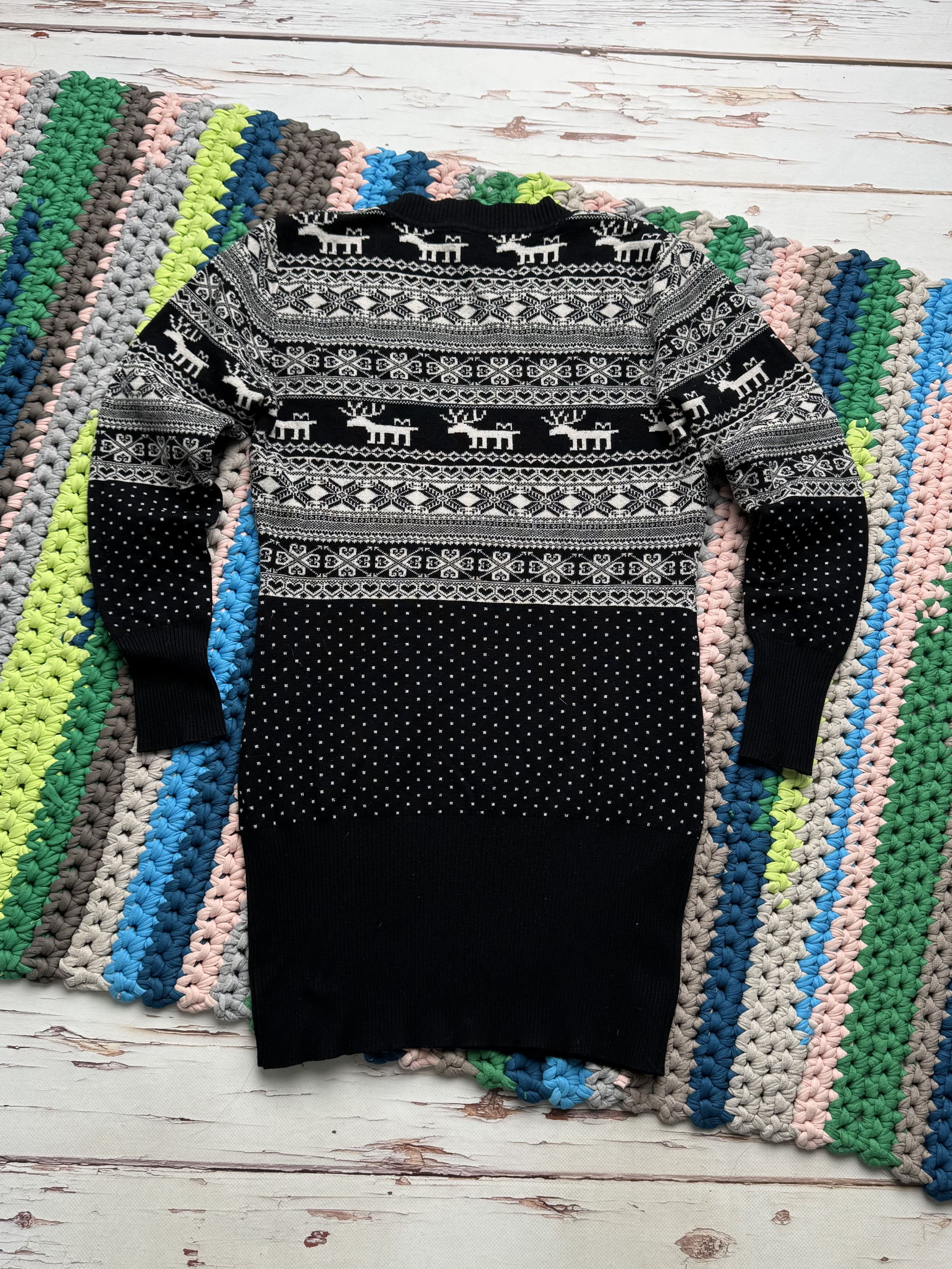 Dolce & Gabbana Vintage Dolce & Gabbana Sweater Dress Nordic Knit Mini Dress Size S / US 4 / IT 40 - 8 Thumbnail