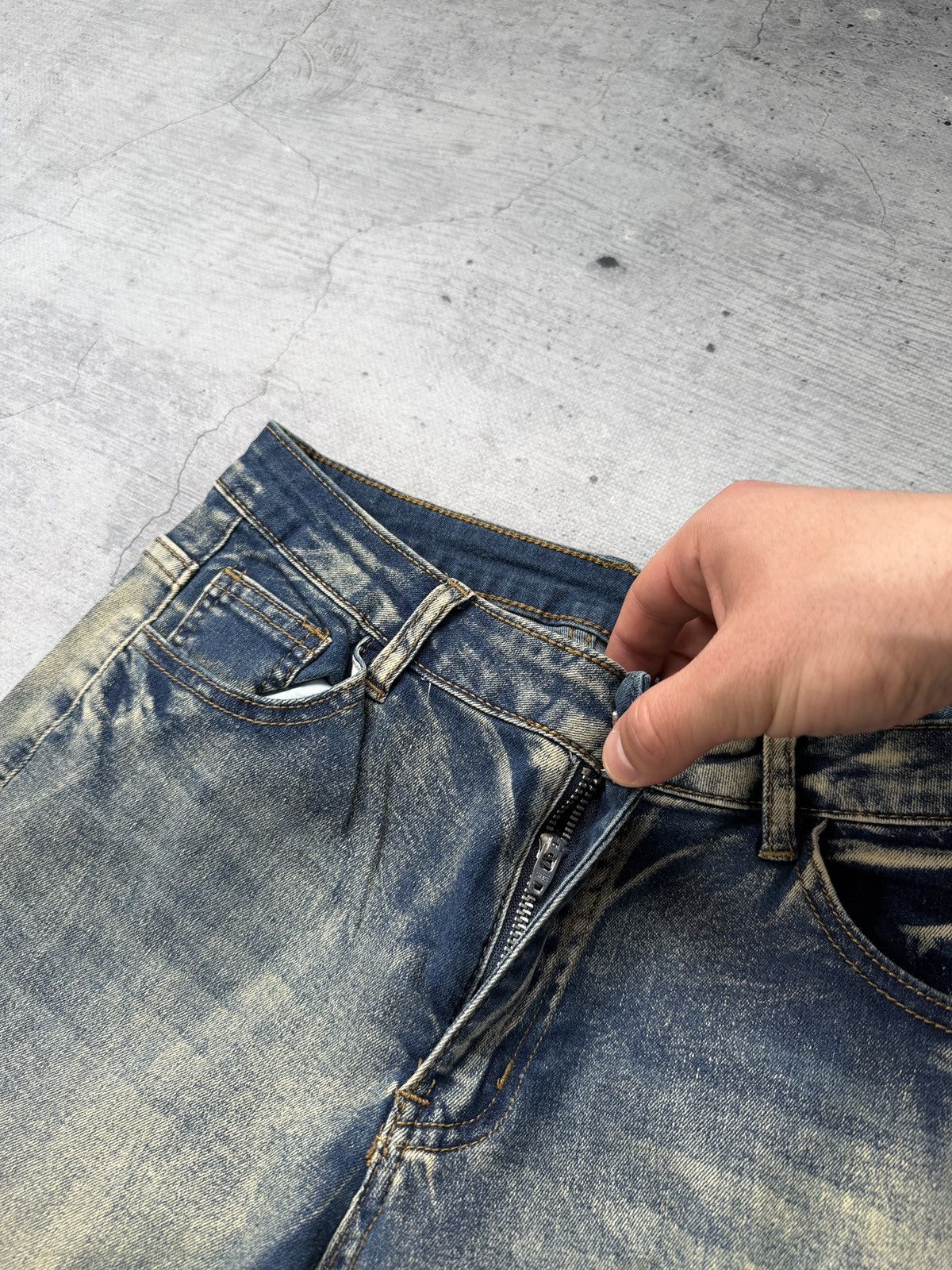 If Six Was Nine Crazy Sexy Flared Bootcut 2000s Y2K Jeans Size 28 Size US 28 / EU 44 - 8 Thumbnail
