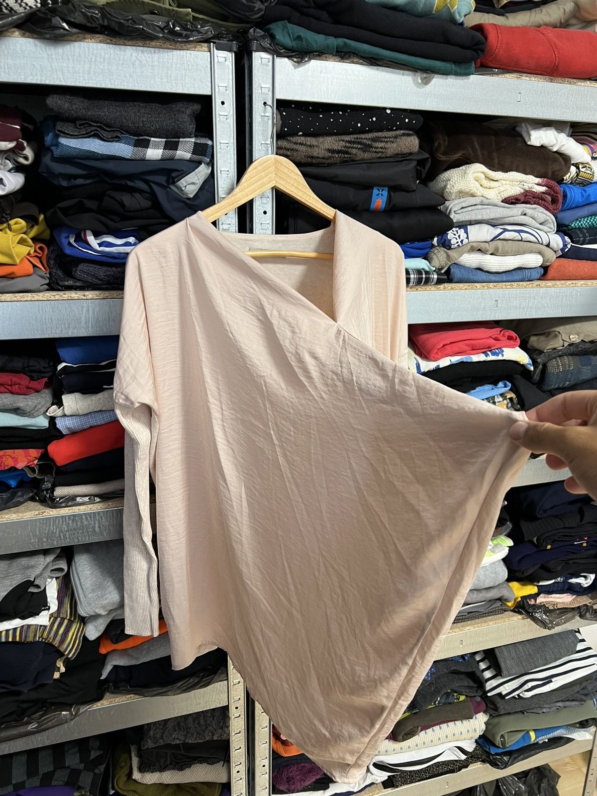 Allsaints Allsaints Erma Cowl Neck 2-Way Blouse Sweater Petal Pink S Size S / US 4 / IT 40 - 5 Thumbnail