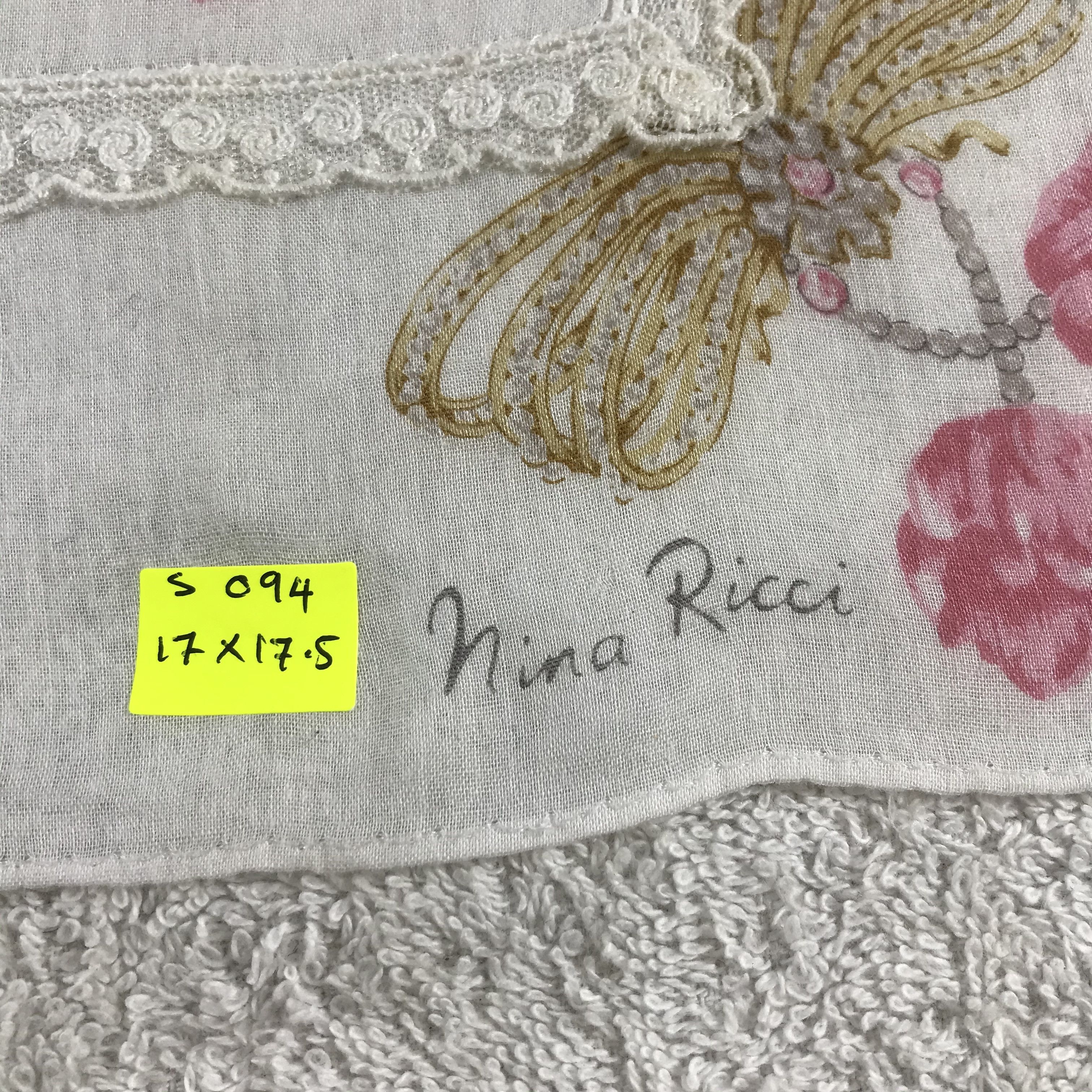 Nina Ricci × Vintage Nina Ricci Bandana / Handkerchief / Neckerchief - S094 Size ONE SIZE - 5 Thumbnail