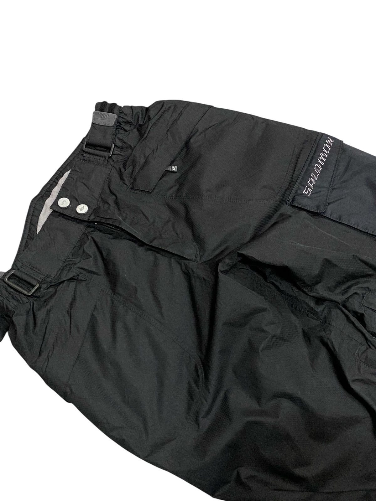 Salomon Vintage Salomon Archive Ski Pants Black Cargo Techwear Size US 34 / EU 50 - 3 Thumbnail