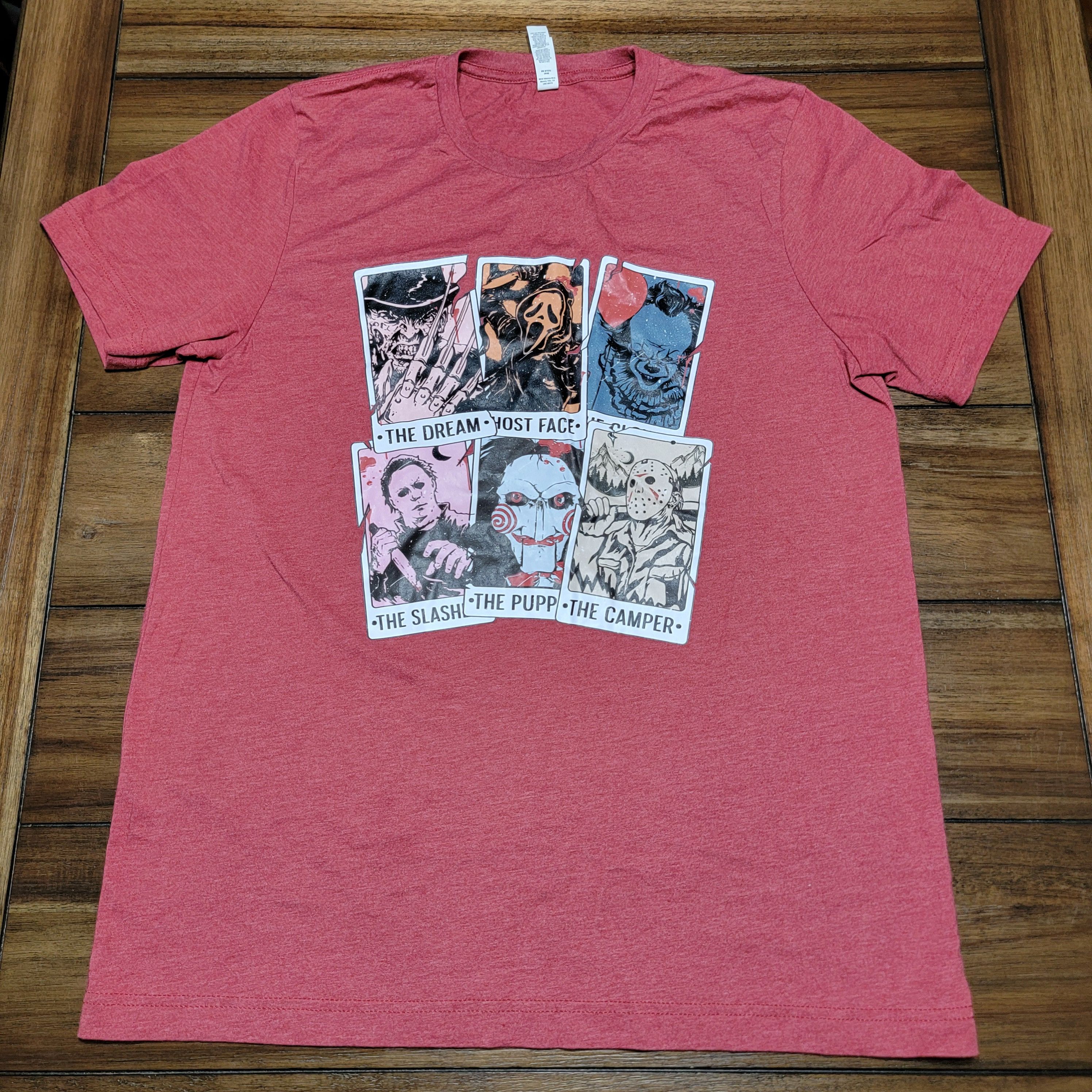Other Bella Canvas SS Red Unisex Tee Killer Cards - Size Large Size L / US 10 / IT 46 - 1 Thumbnail