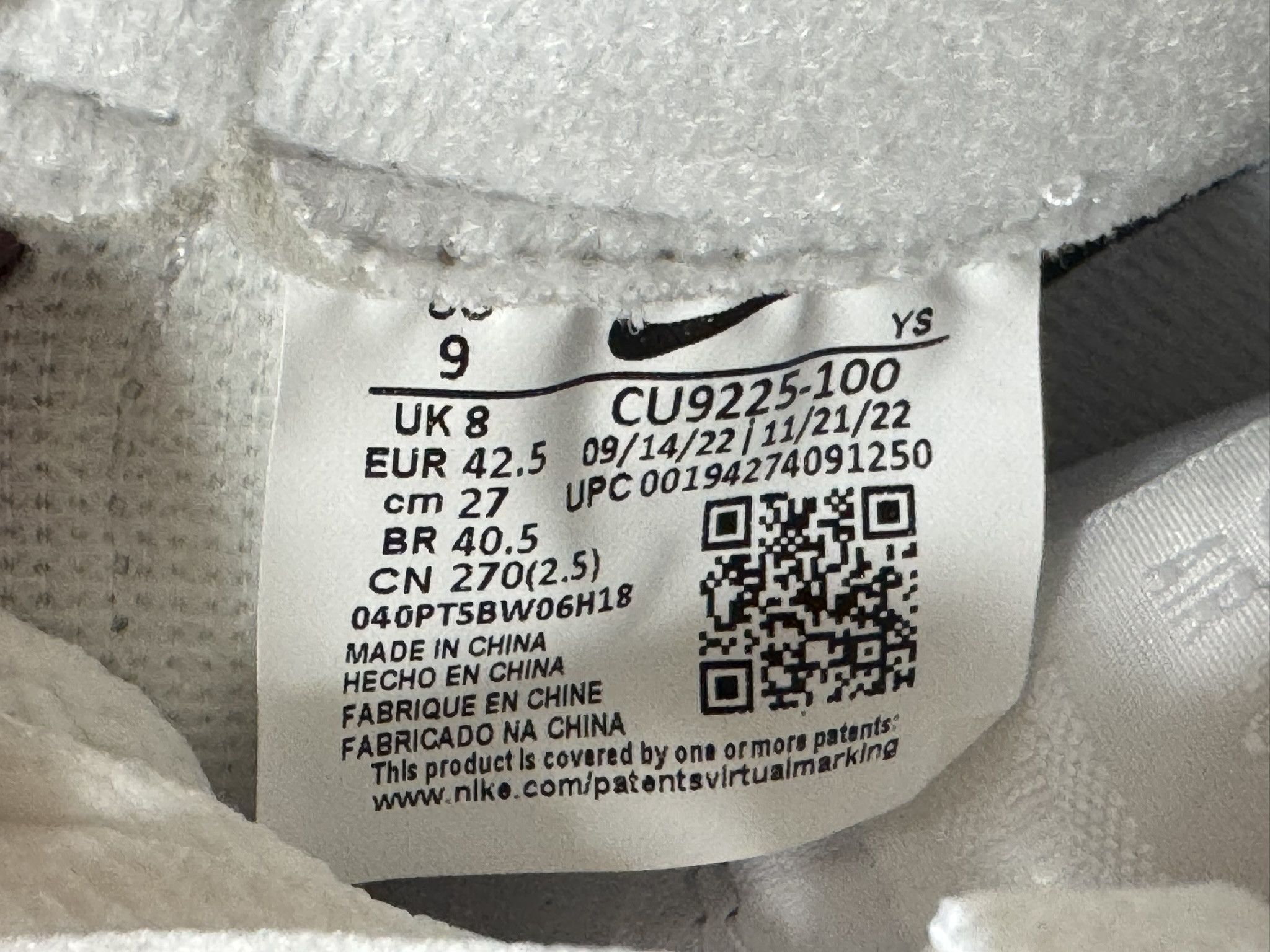 Nike × Supreme Supreme x Nike Air Force 1 Low Box Logo - White Size 9 Size US 9 / EU 42 - 6 Thumbnail