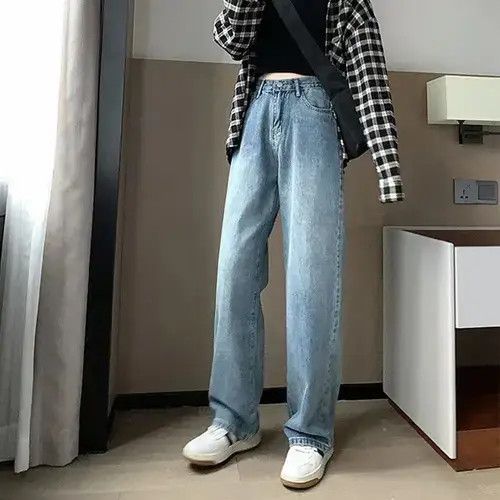 Japanese Brand × Vintage Thin Vintage Straight Leg Pants Fashionable Floor Mopping Size 30" / US 8 / IT 44 - 2 Thumbnail