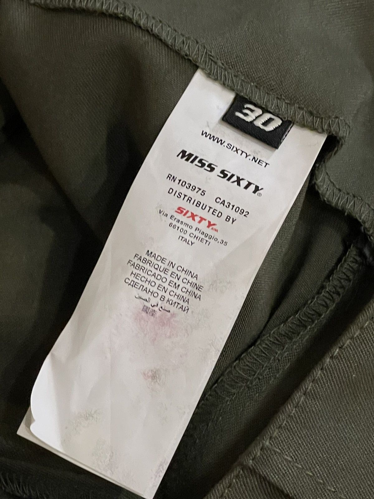 Miss Sixty Miss sixty flared belted low waisted pants y2k japanese Size 30" / US 8 / IT 44 - 14 Thumbnail