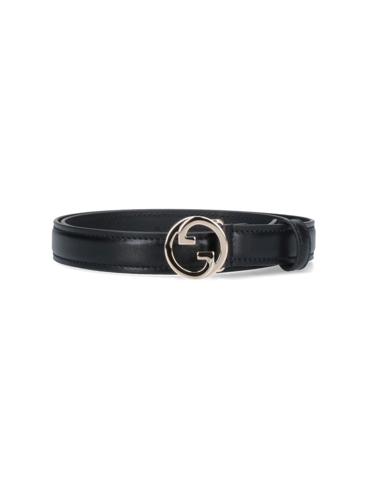 Gucci GUCCI BLONDIE LEATHER THIN BELT SIZE 75 CM Size ONE SIZE - 1 Thumbnail
