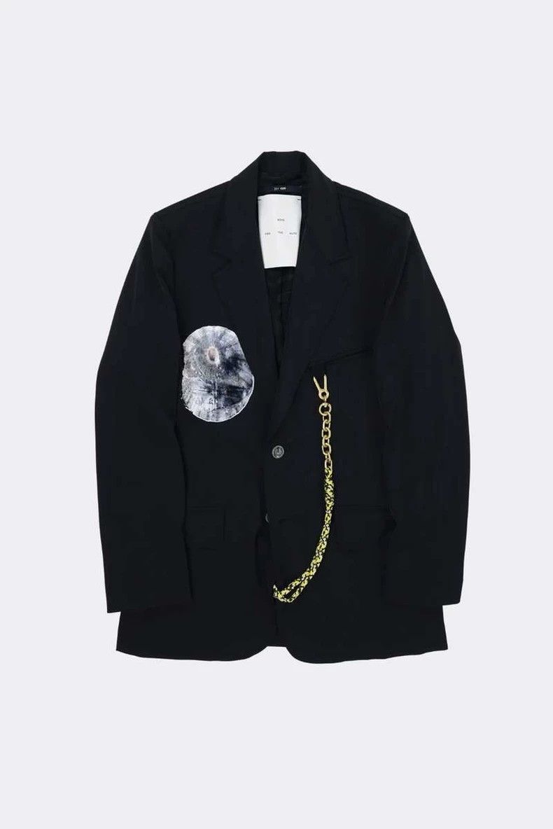 Song For The Mute Song For The Mute printed drawstring blazer Size 46R - 5 Thumbnail
