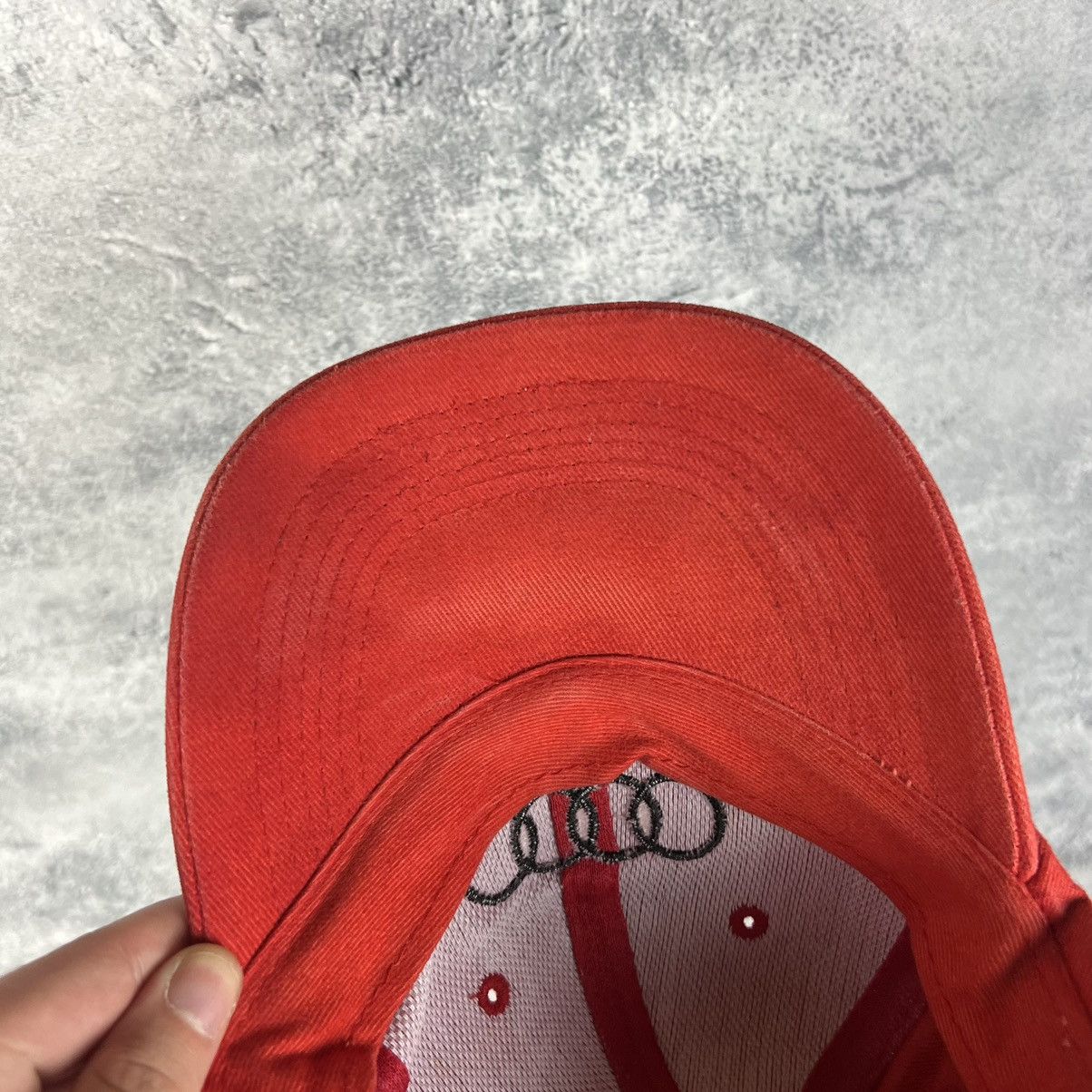 Audi Audi Vintage Cap Men's Red One Size Size ONE SIZE - 14 Thumbnail