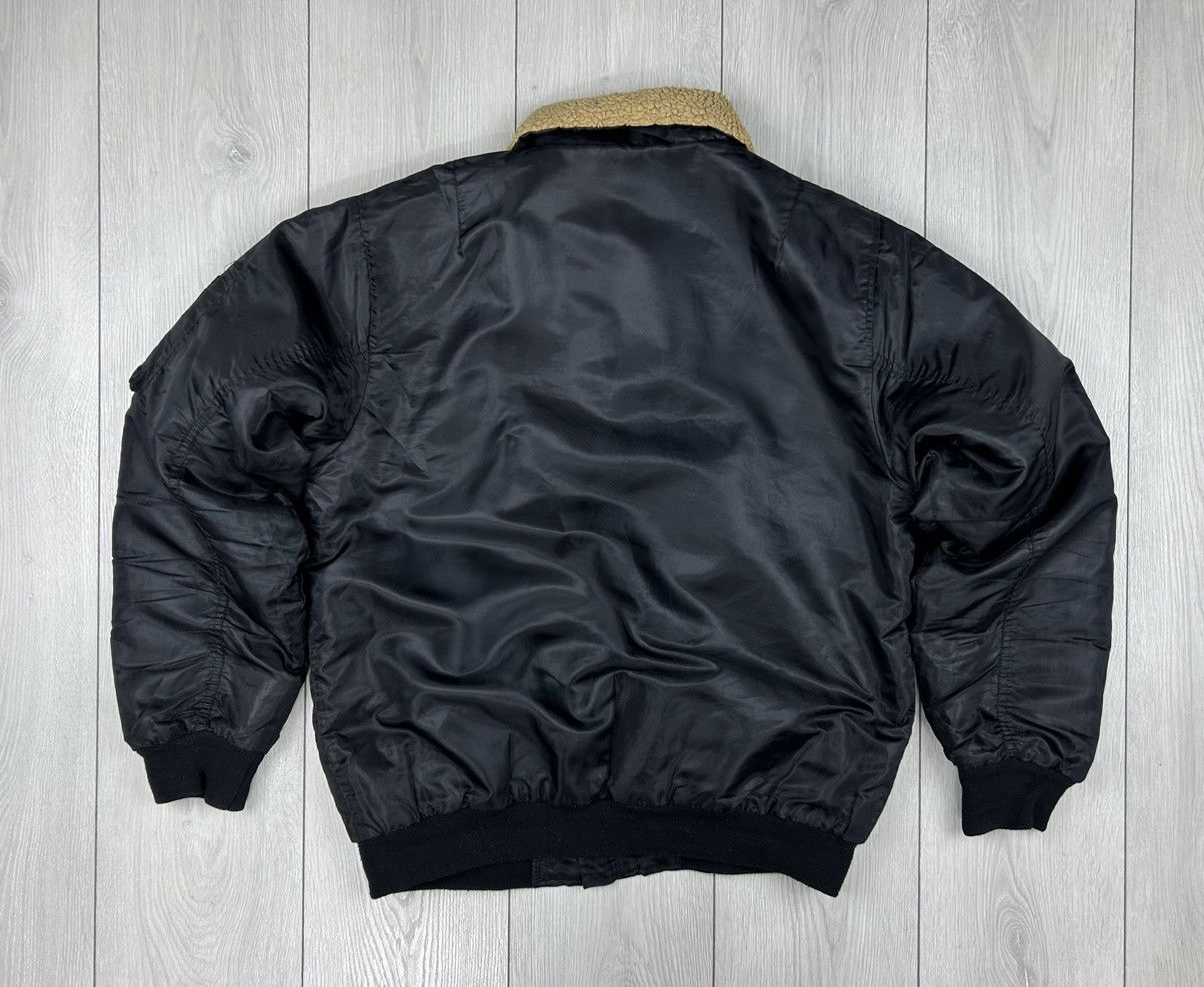 Vintage Bomber Aviator Vintage Black Jacket Size M Size US M / EU 48-50 / 2 - 5 Thumbnail