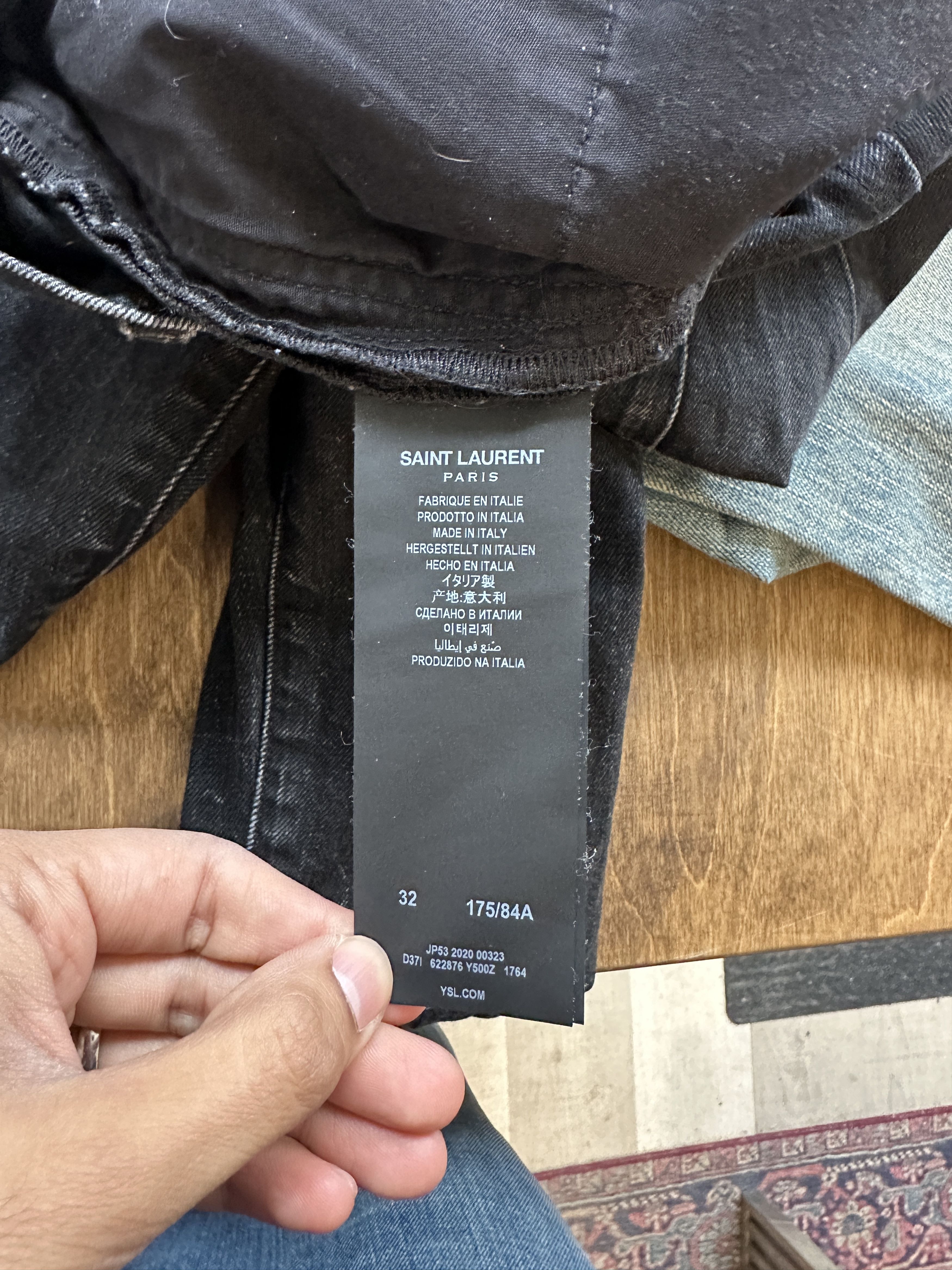 Saint Laurent Paris Saint Laurent Paris D24 Jeans Size 32 Size US 32 / EU 48 - 6 Thumbnail