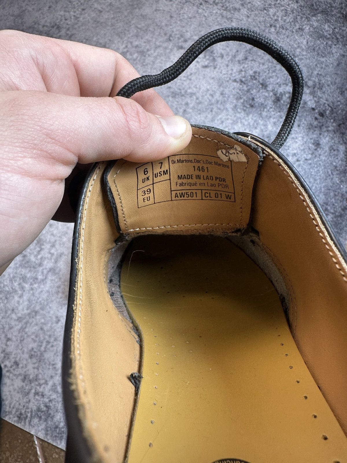 Dr. Martens × Vintage Y2K Vintage Dr. Martens Low Leather Boots Shoes Streetwear Size US 7 / EU 40 - 8 Thumbnail