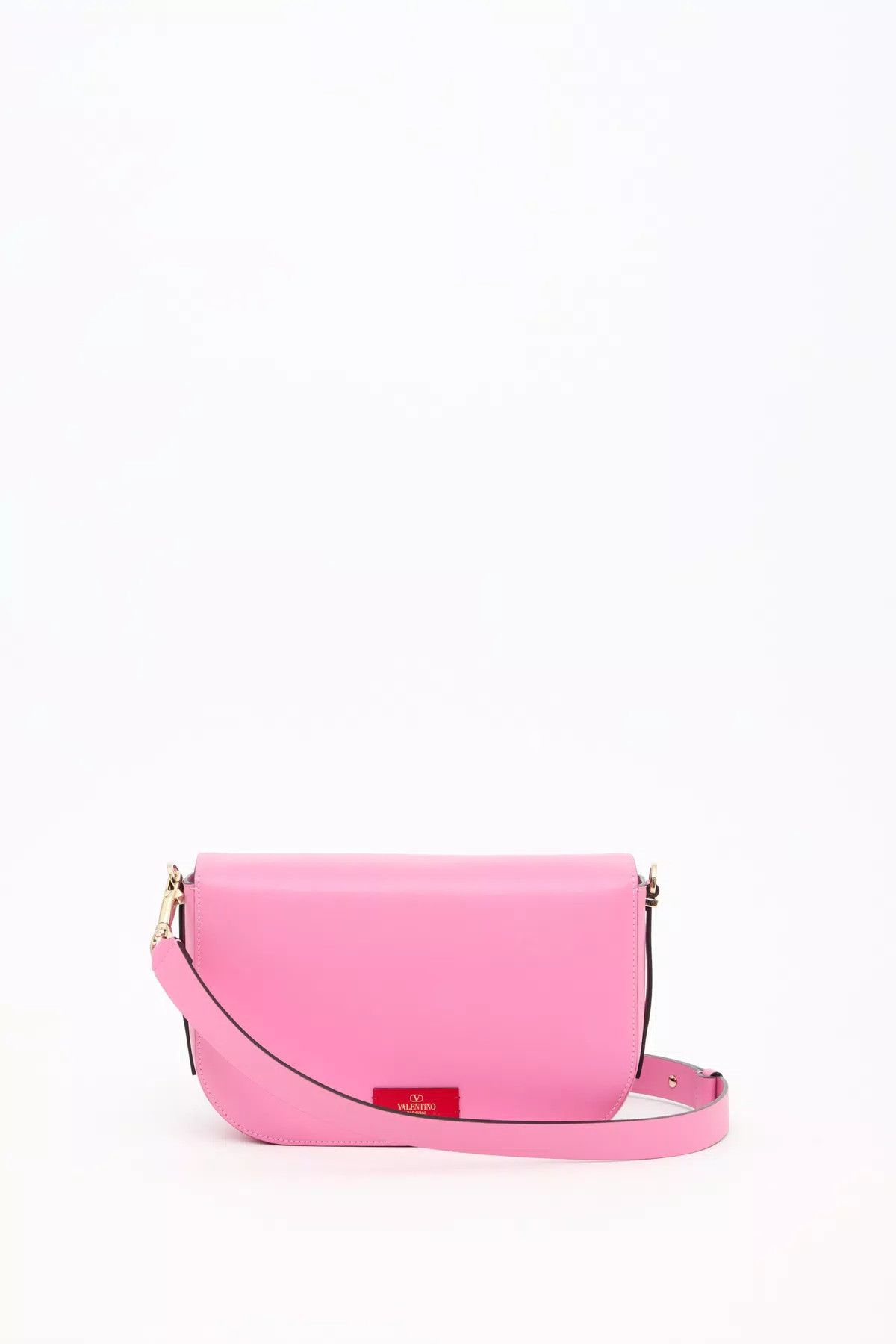 Valentino o1s1wg111125 Size: OS / Vlogo Calfskin Shoulder Bag in Pink Size ONE SIZE - 3 Thumbnail