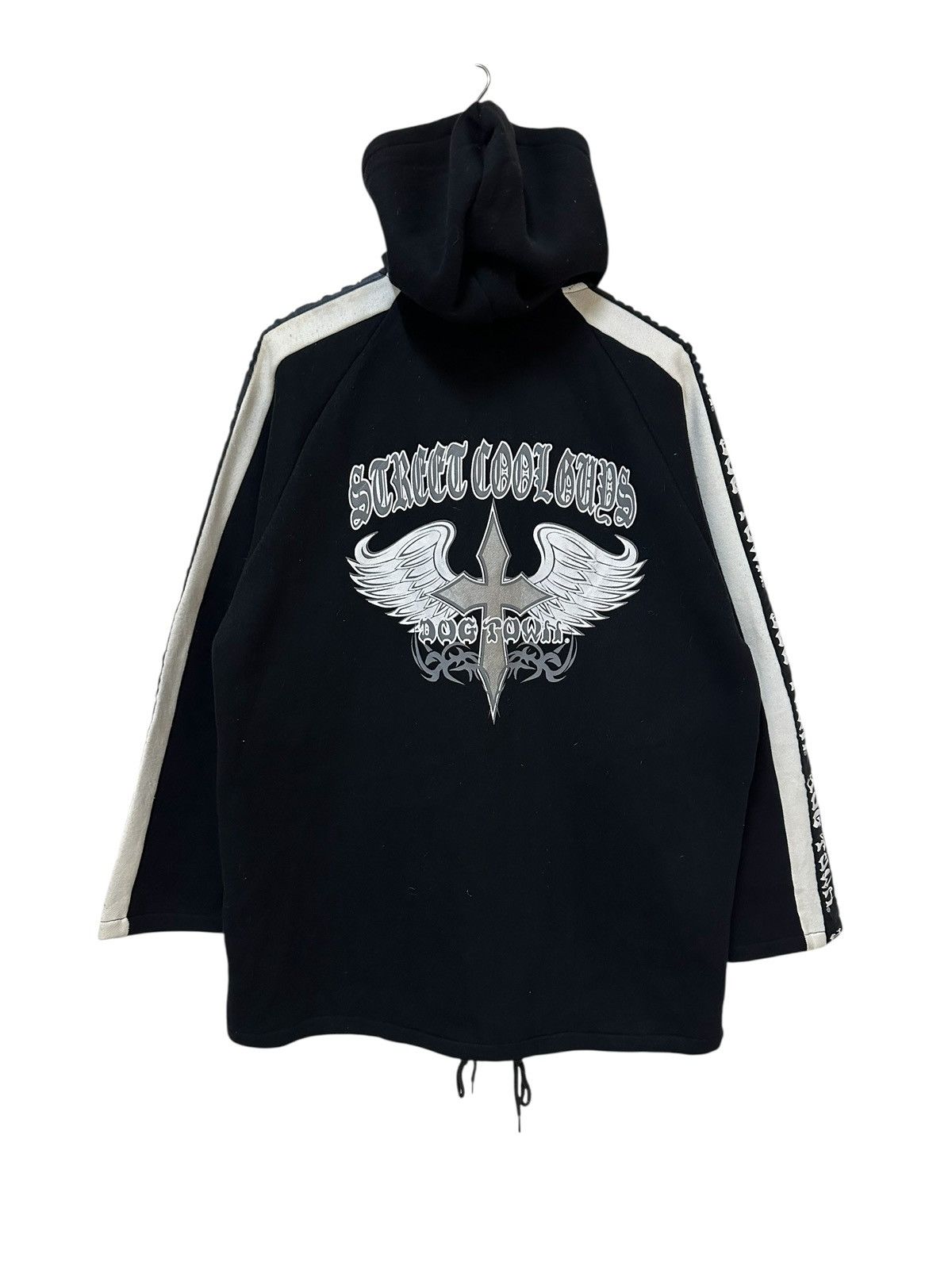 Dogtown Vintage Dogtown Sidetape Hoodie Big Logo Size US XL / EU 56 / 4 - 1 Thumbnail