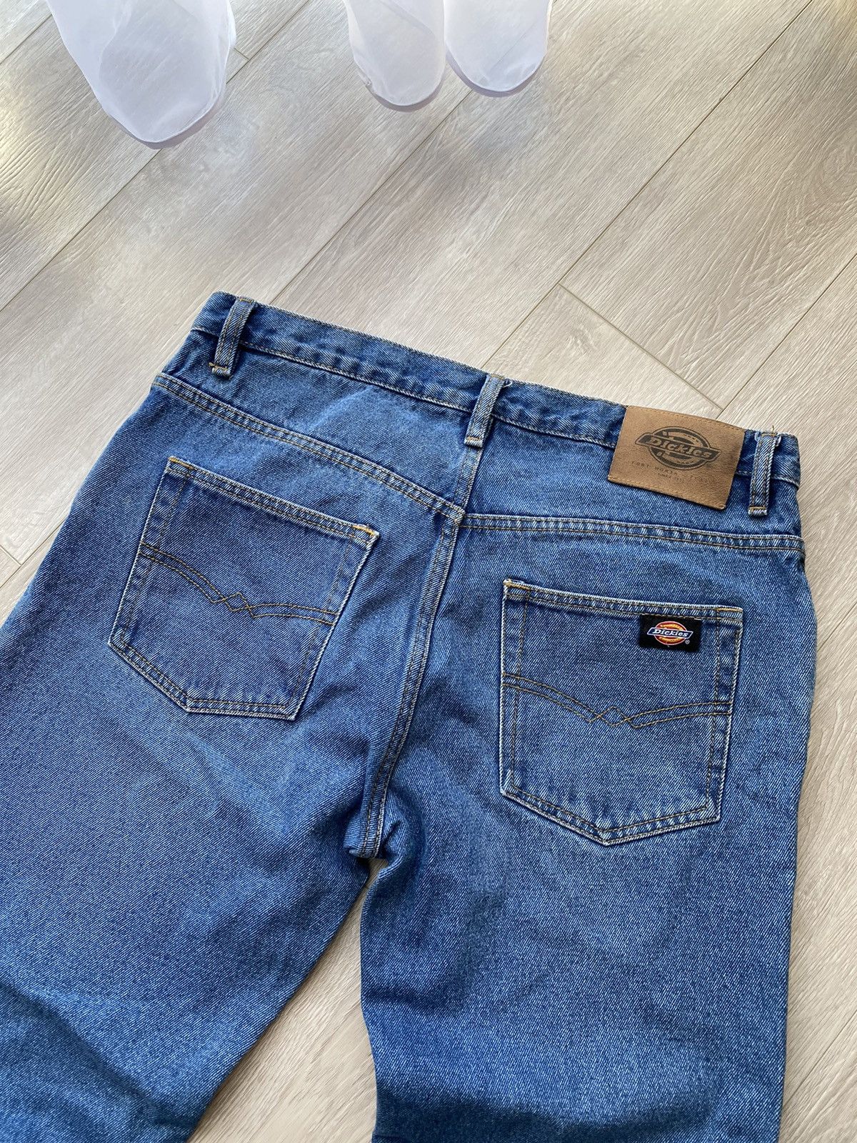 Dickies × Vintage Vintage Dickies Faded Y2K Work Baggy Blue Denim Jeans Size US 36 / EU 52 - 3 Thumbnail