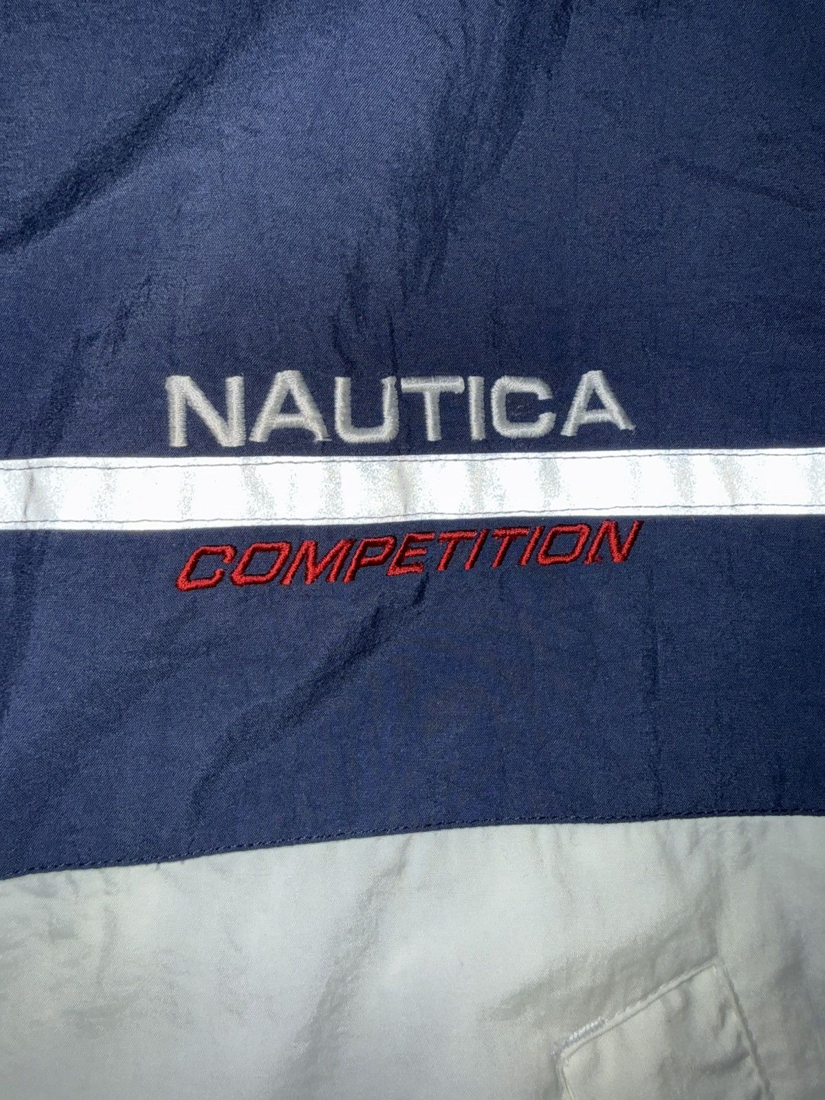 Nautica Vintage Nautica Competition Windbreaker Jacket L Size US L / EU 52-54 / 3 - 3 Thumbnail