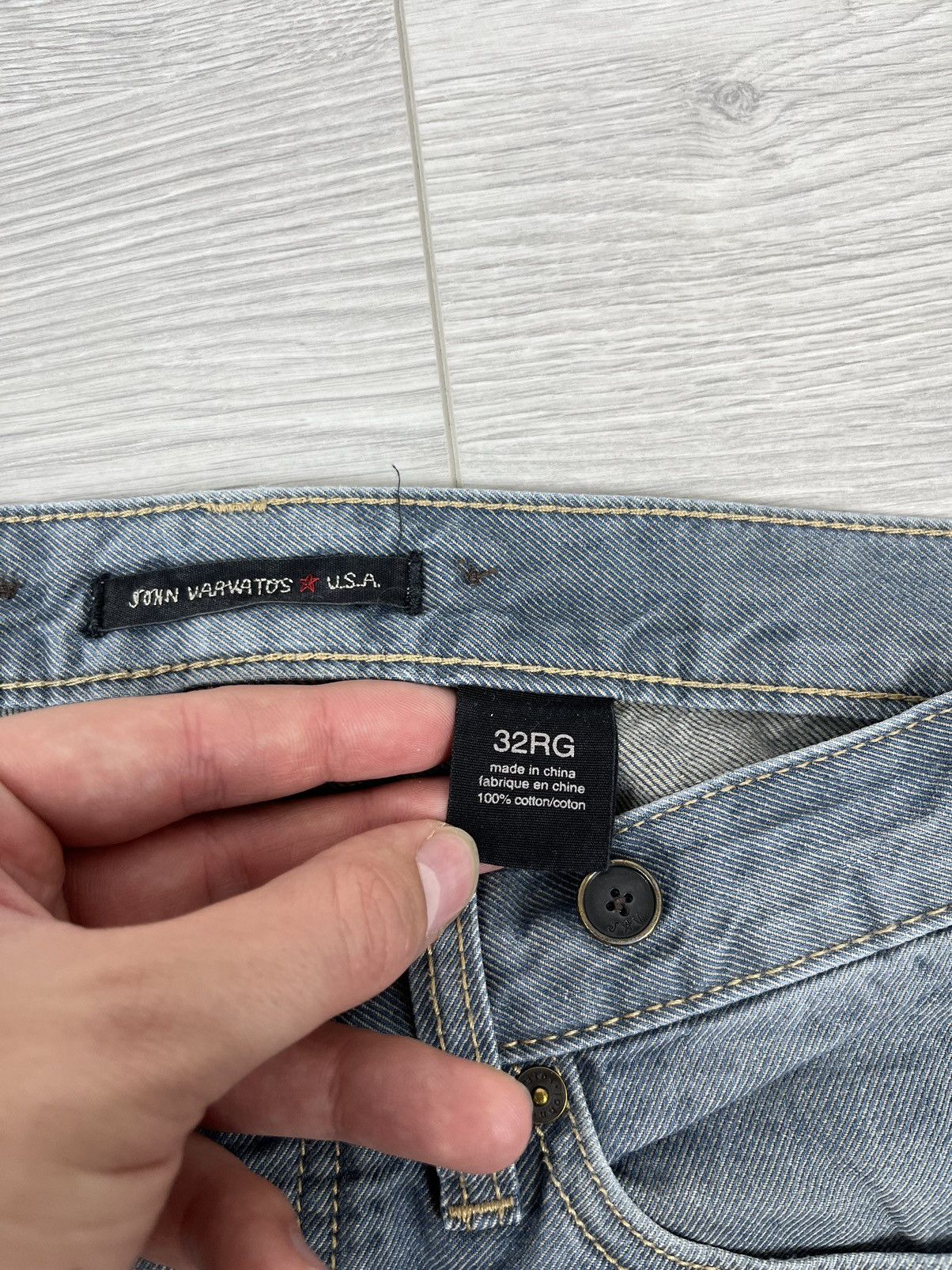 John Varvatos John Varvatos USA Denim Grey Pants Size US 31 - 8 Thumbnail